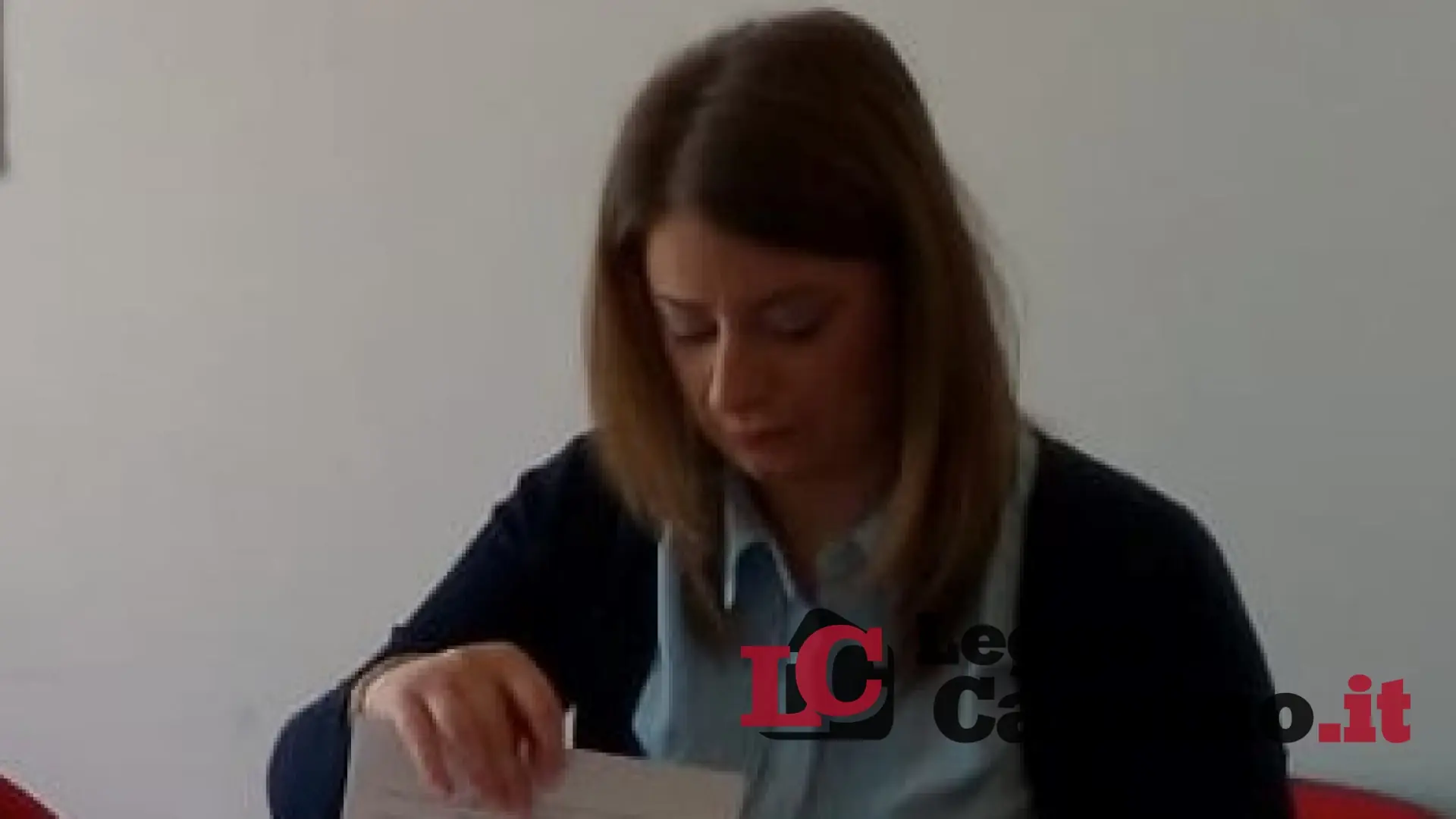 Maria Falcone si complimenta con il comune di Aquino