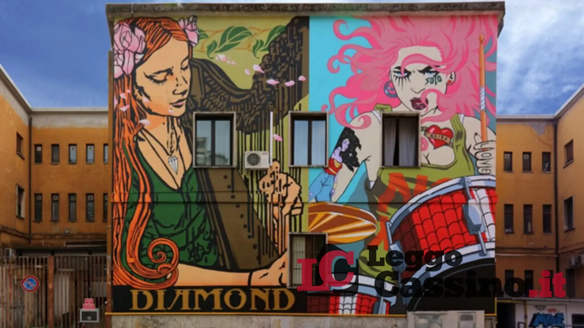 Un evento dedicato alla musica rap nella piazza dei murales