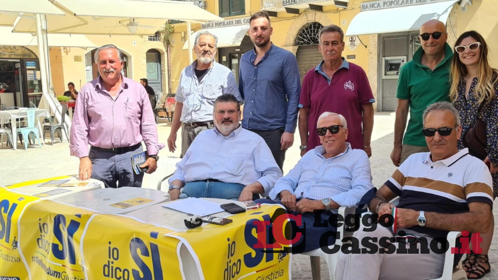 Ad Arpino il gazebo della Lega per il Si al Referendum sulla Giustizia