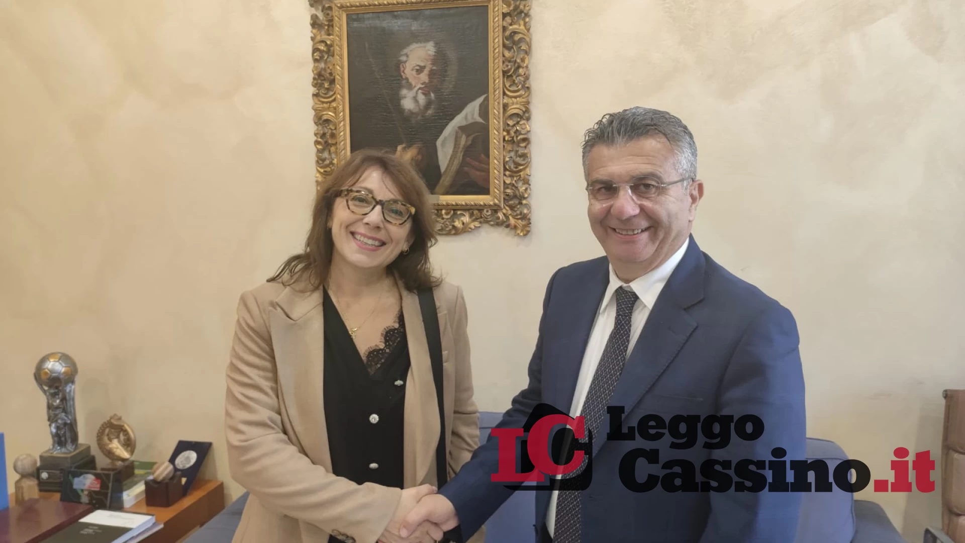 Simona Maffei ai vertici del Commissariato di Cassino. Vertice in Comune