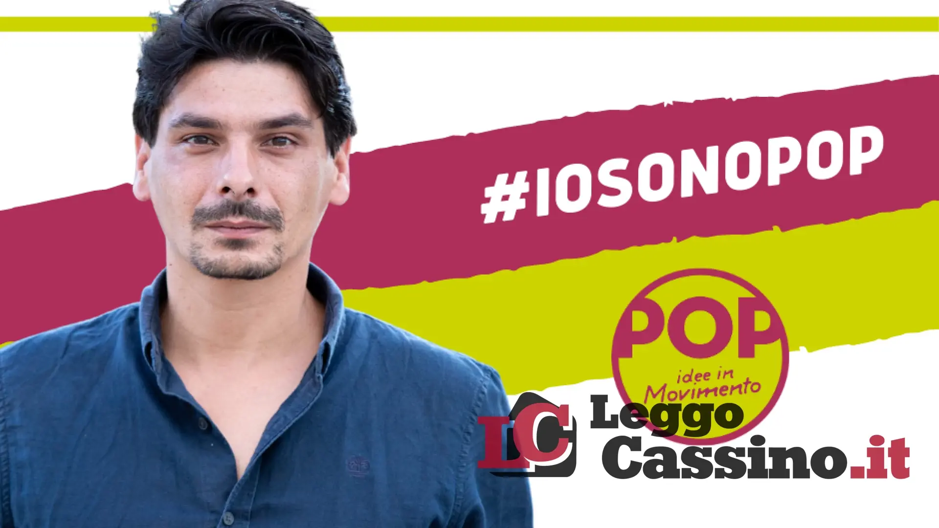 Davide Luzzi di Pontecorvo è il coordinatore provinciale di Pop