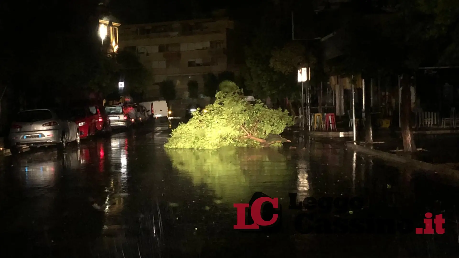 Blackout e temporali, Cassino nella morsa del maltempo