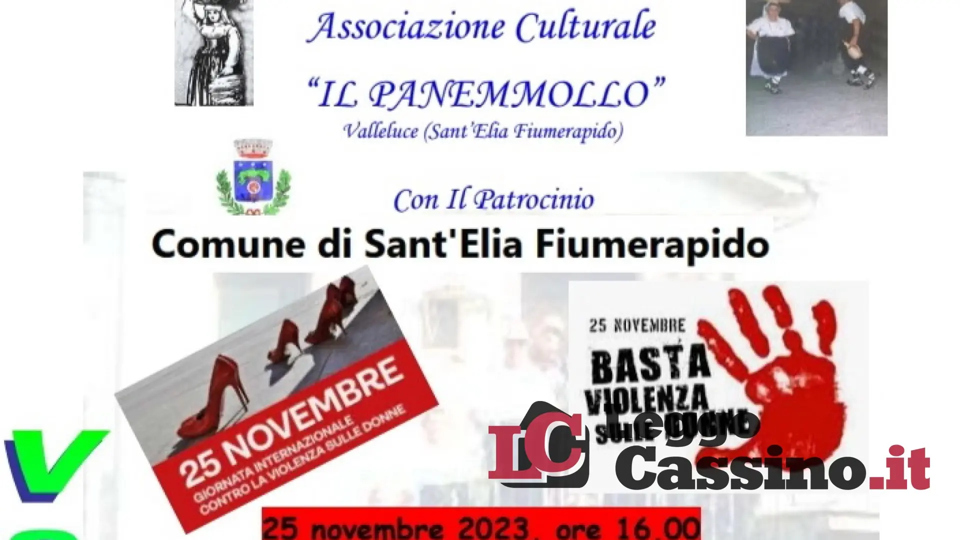 L'Associazione "Il Panemmollo" presenta. "Basta violenza sulle donne"