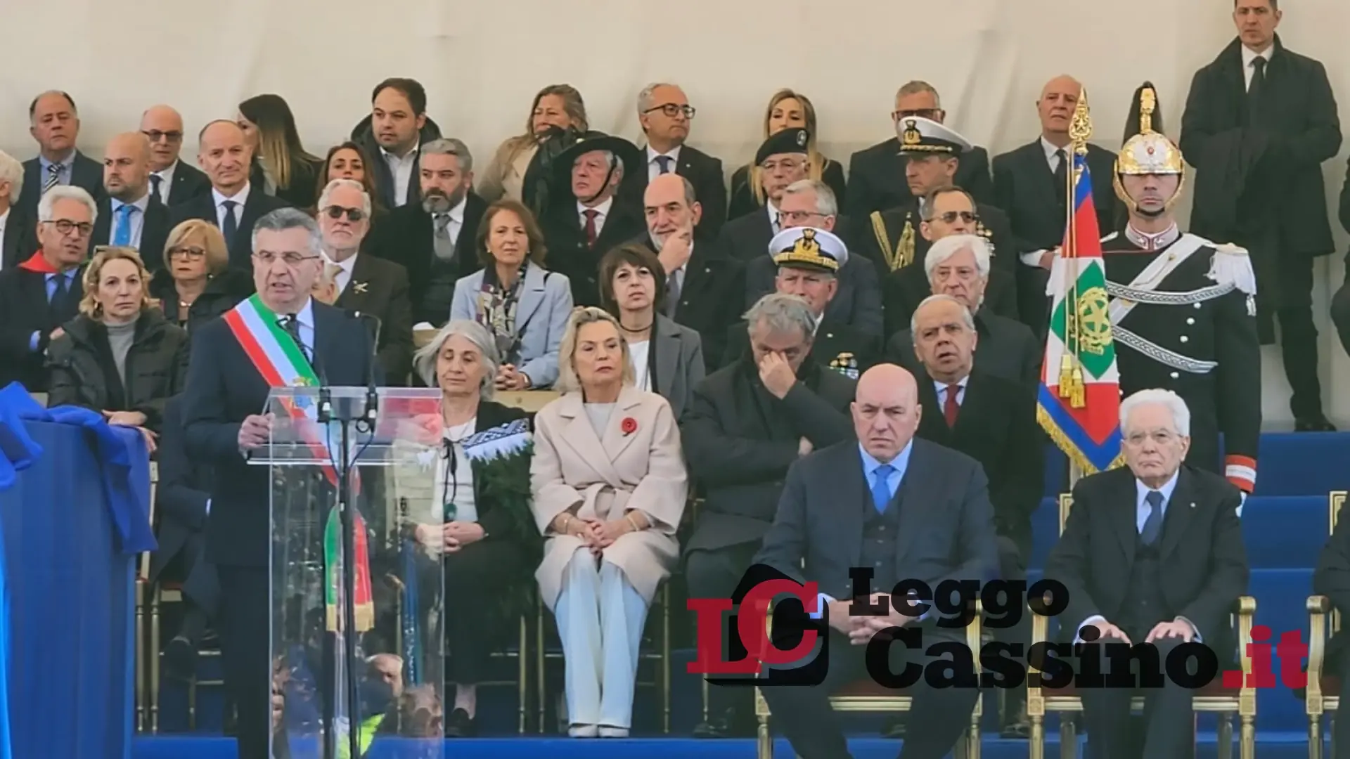 E Mattarella si complimentò con Salera per il discorso "a braccio"