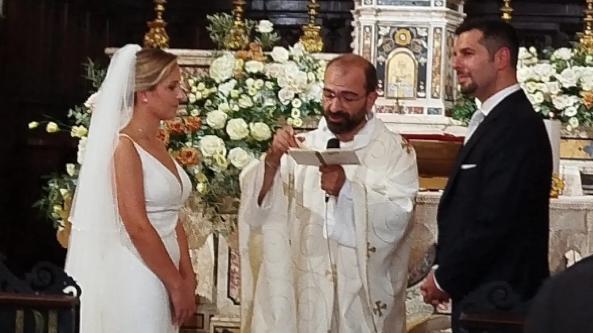 Il si degli sposi Matteo Marzocchella e Meryl Colella