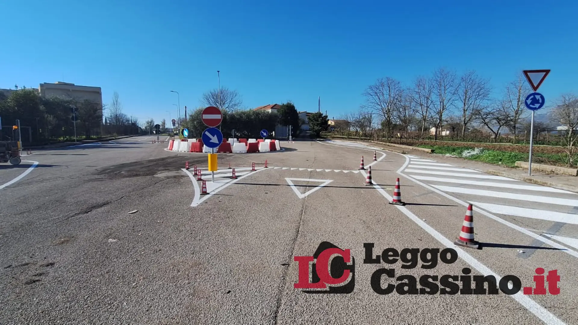 Una rotatoria per facilitare l'ingresso all'Itis e allo Scientifico di Cassino