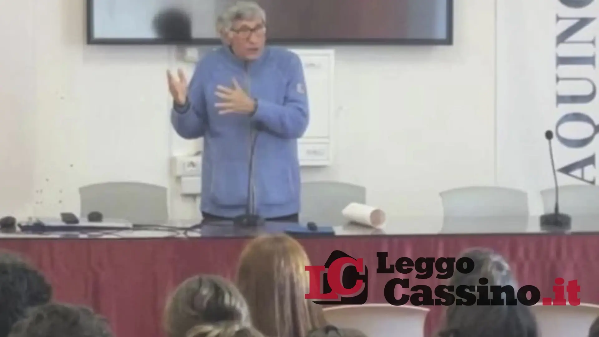 All'I.C. di Aquino il professore Ernesto Pellecchia