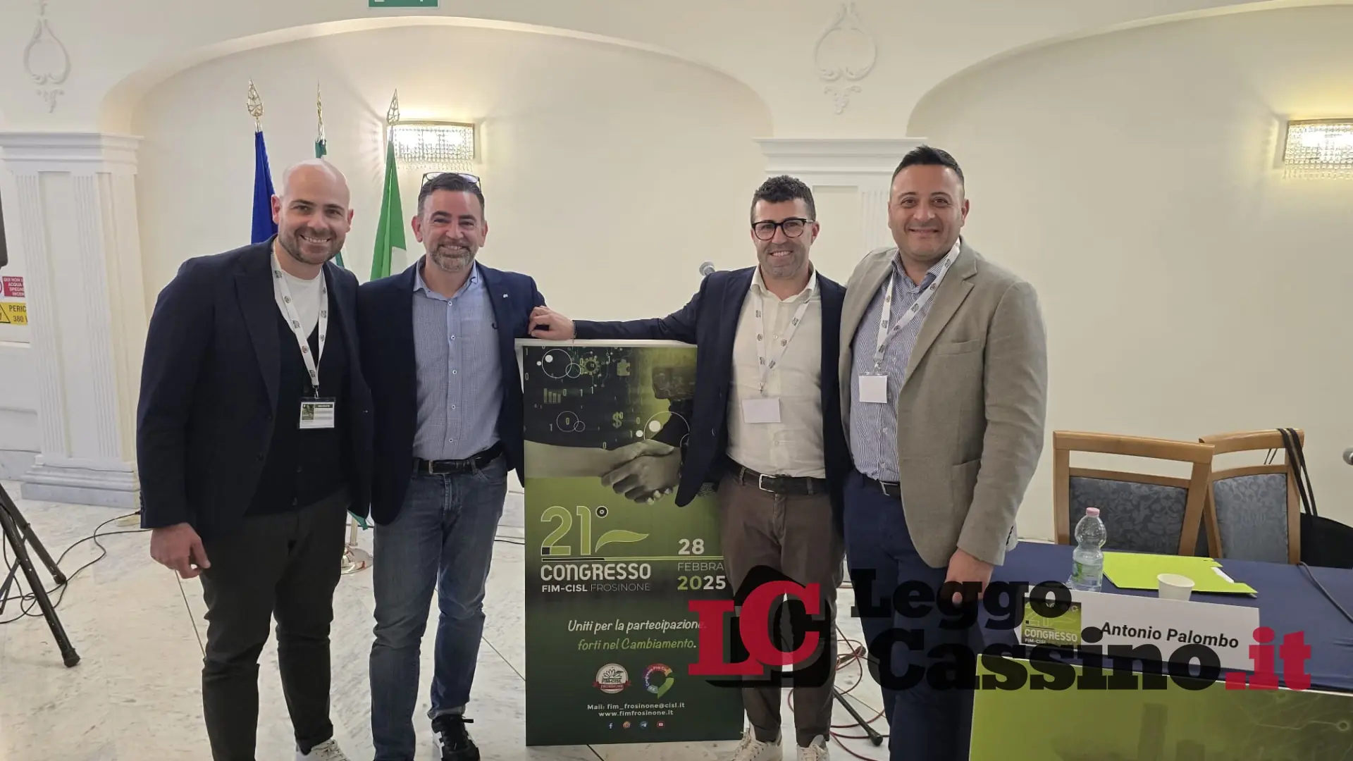 Congresso Fim-Cisl, Mirko Marsella confermato al vertice del sindacato