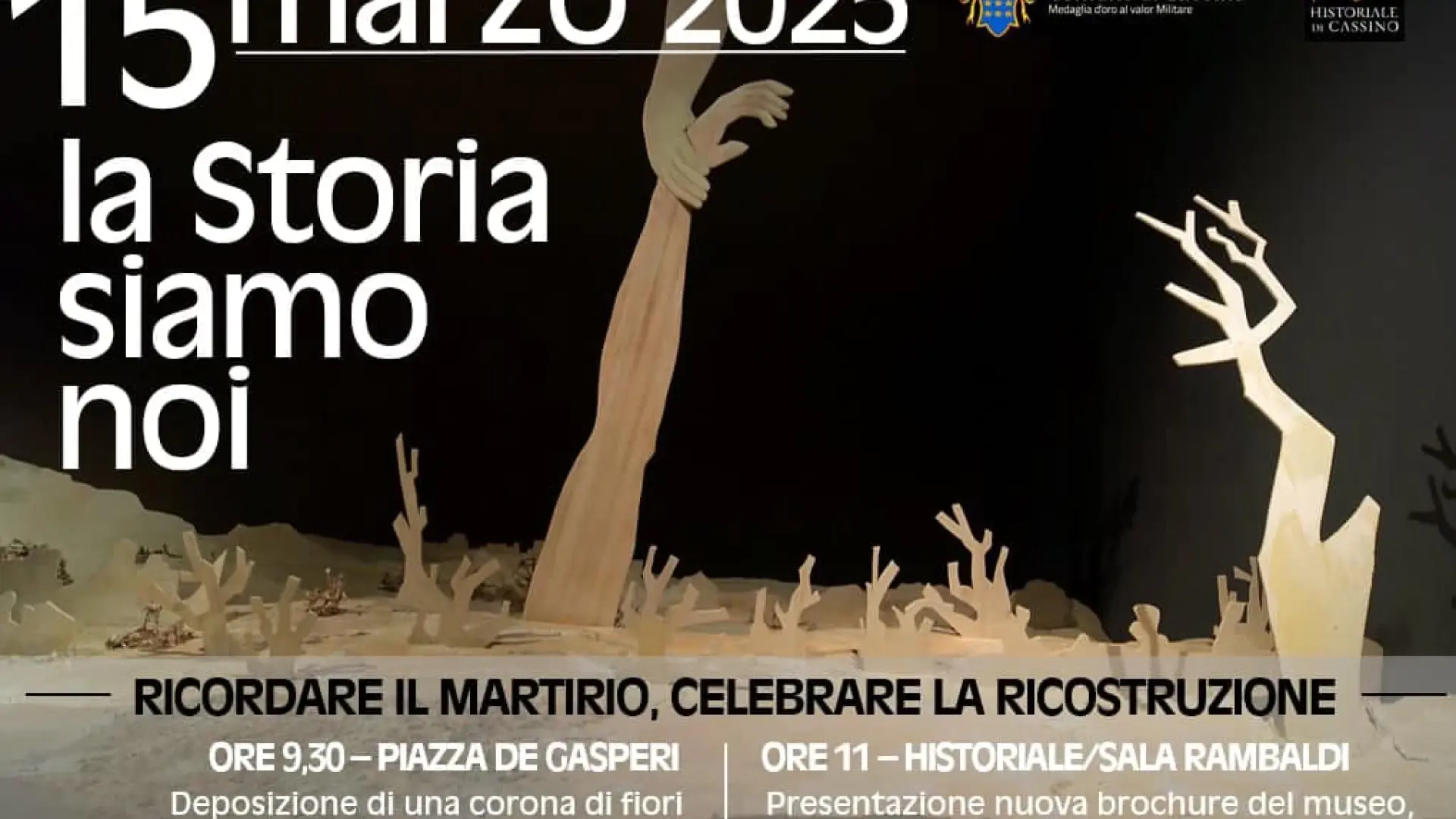 Due eventi per ricordare il martirio della Città e celebrarne la Ricostruzione