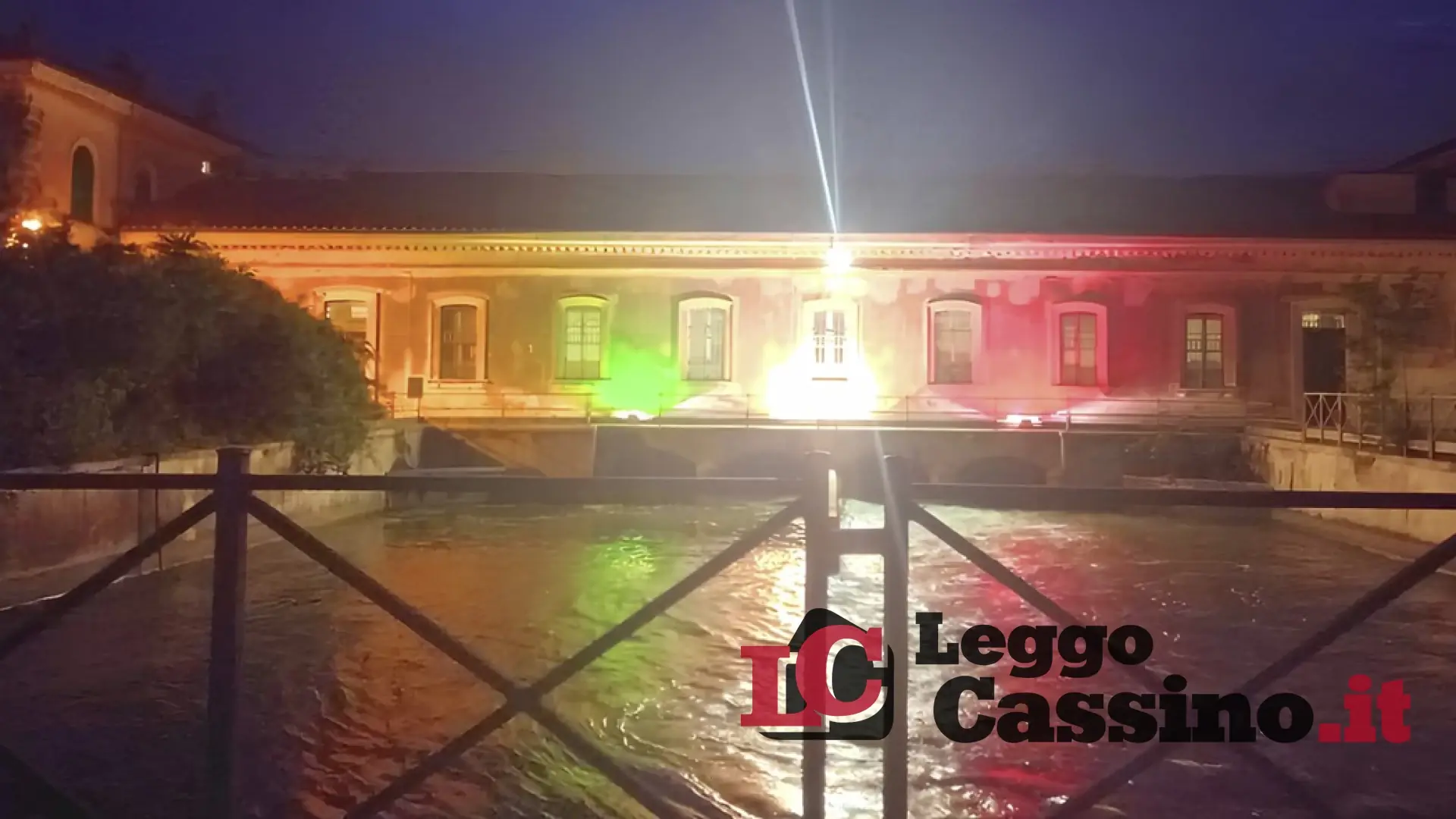 Tricolore sull'idrovora: un segnale per la gestione dell'acqua