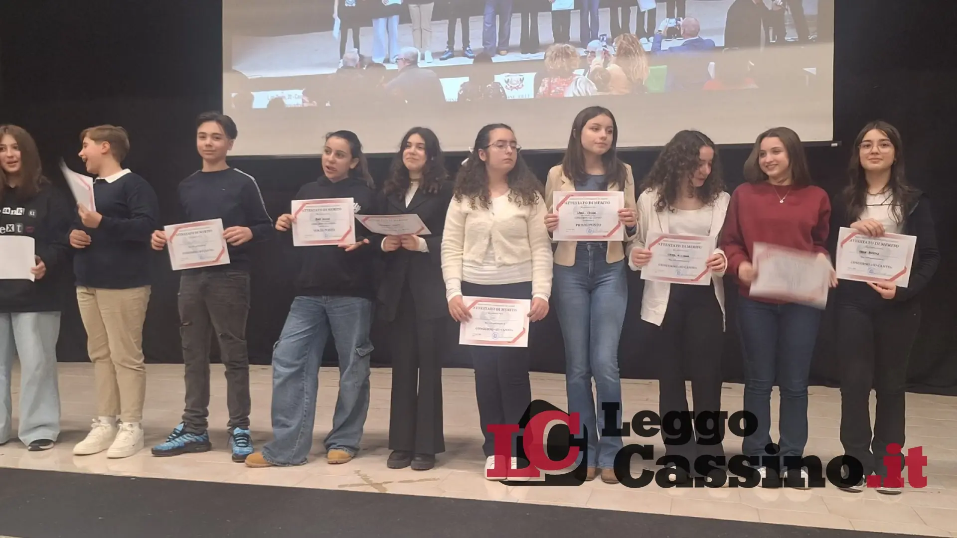 All'I.C. Cassino 1 la 1^ edizione del concorso "Io canto"