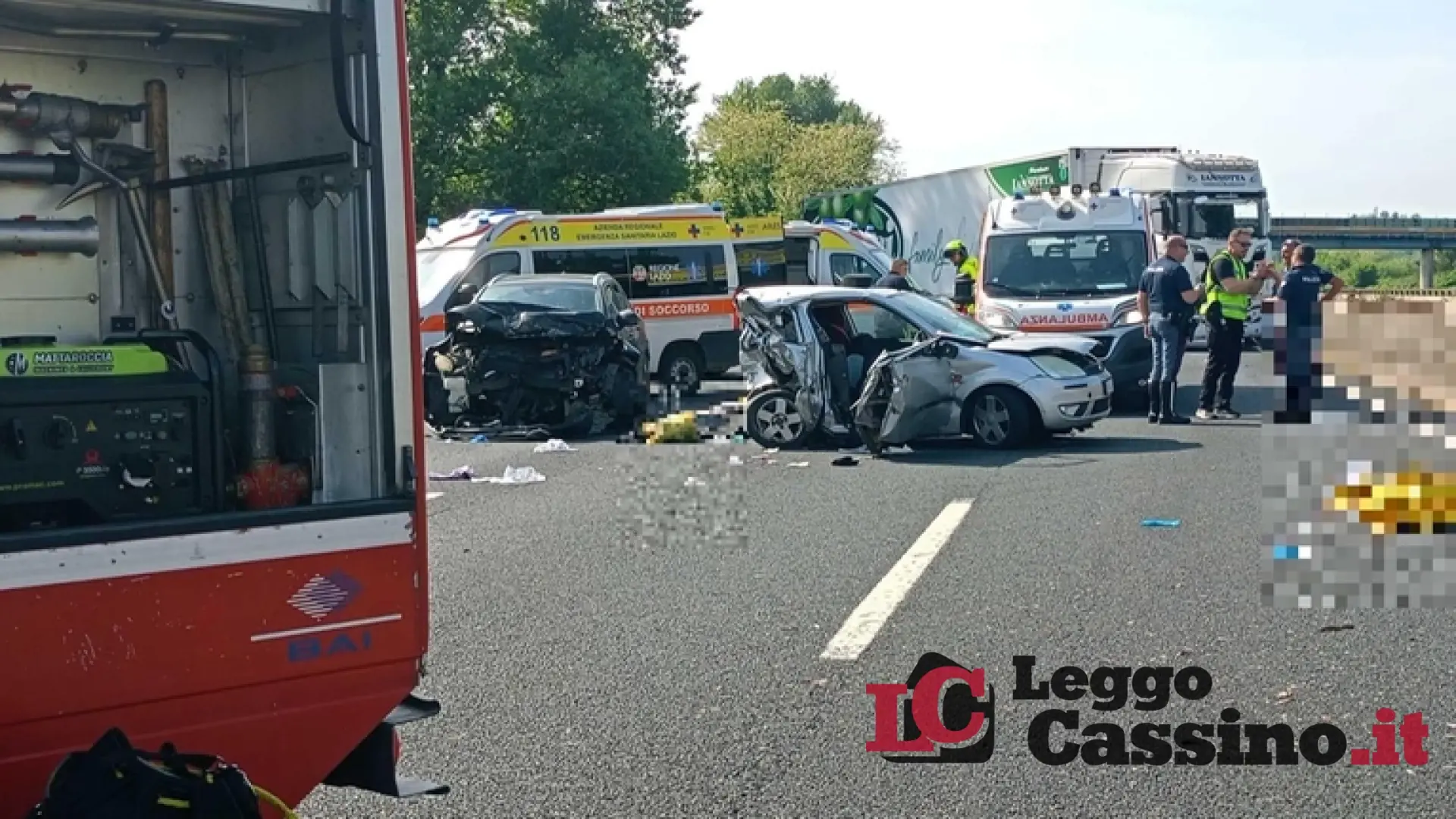 Tragico incidente sull'A1: Cervaro in lutto per la perdita di padre e figlio