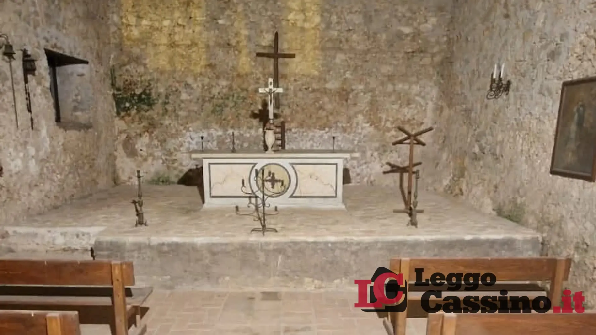 Colle San Magno, una nuova illuminazione per la chiesa di Santa Croce