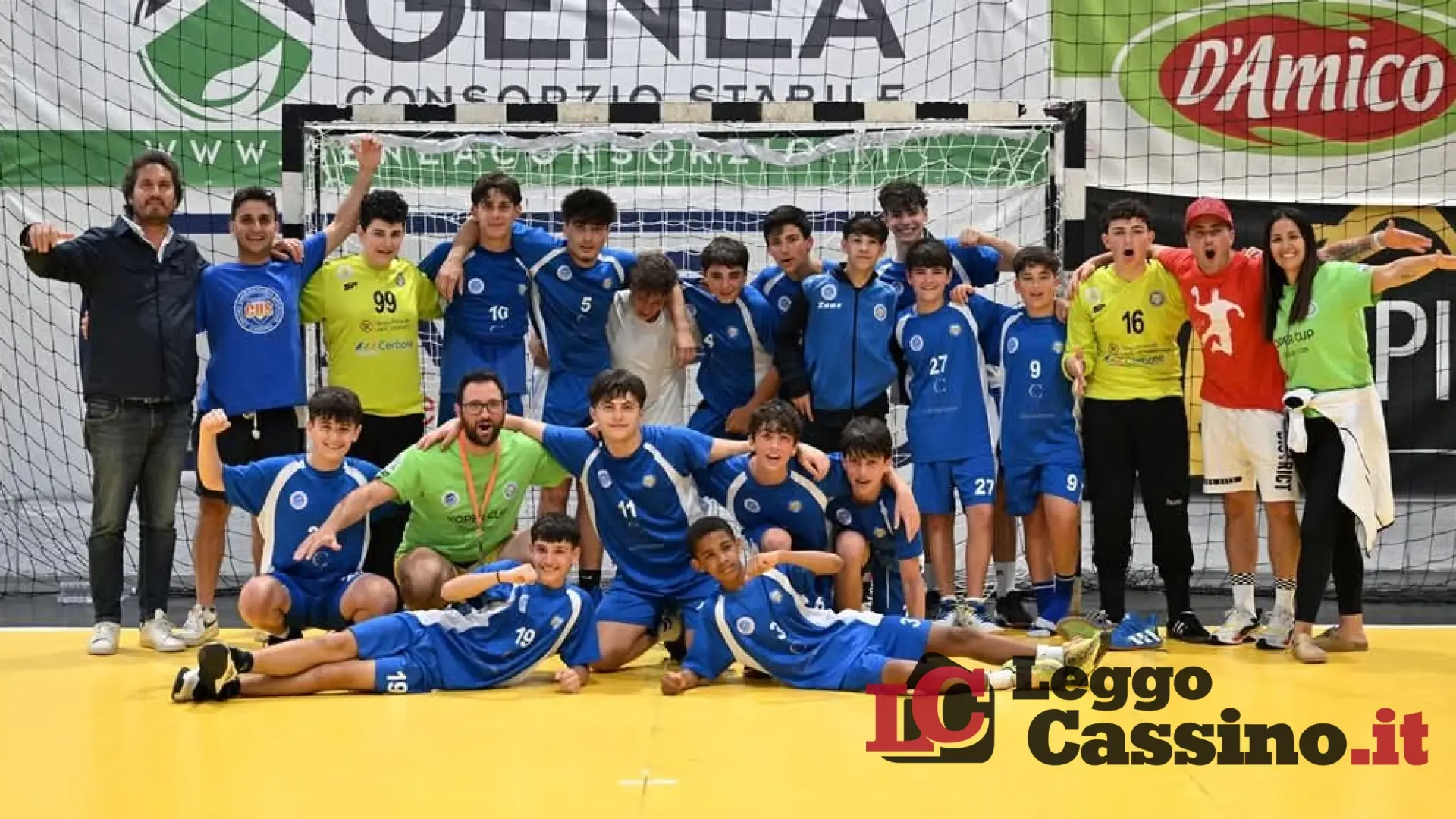 Cus Cassino, l'under 16 di pallamano vola alle finali nazionali