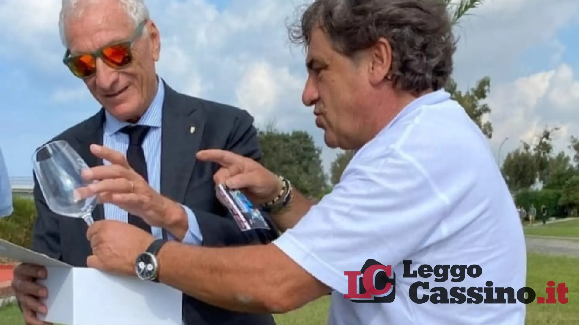 Cus Cassino, gli auguri di Carmine Calce a Luciano Buonfiglio, nuovo presidente del Coni