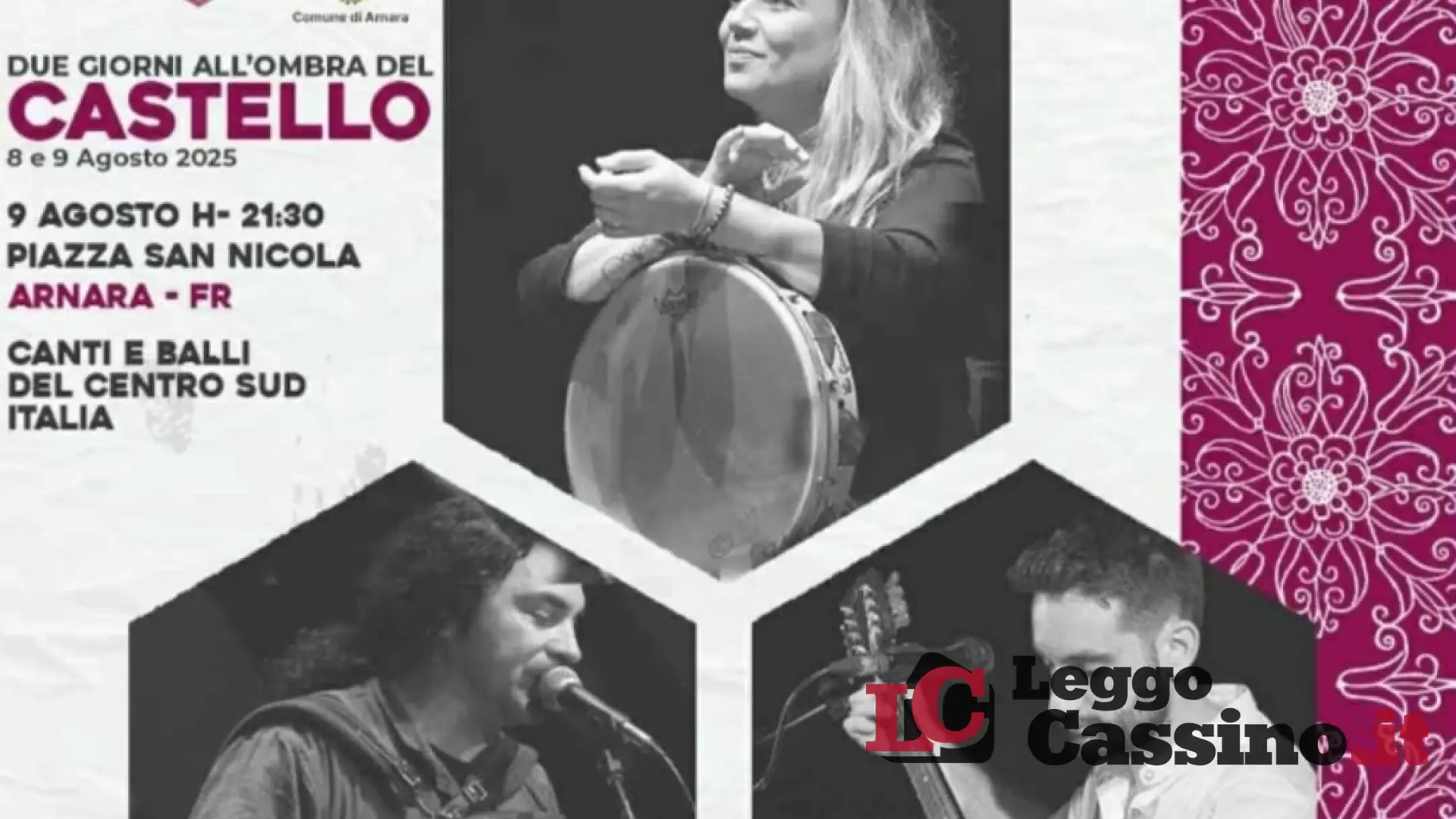 Arnara, tutto pronto per i "Due Giorni all’Ombra del Castello"