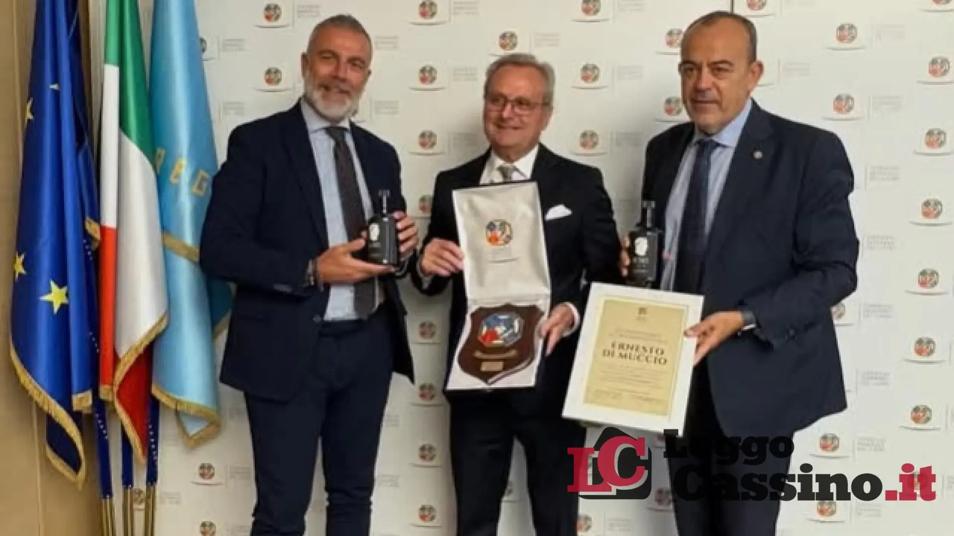 Il consiglio regionale del Lazio premia l'olio evo Licinius: "Il migliore al mondo"