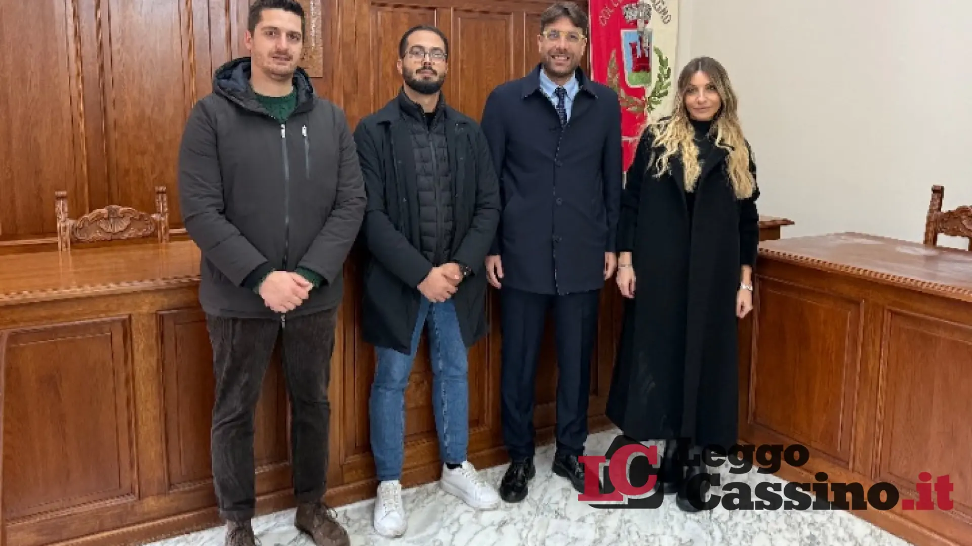 Colle San Magno: visita del Presidente della Provincia Luca Di Stefano