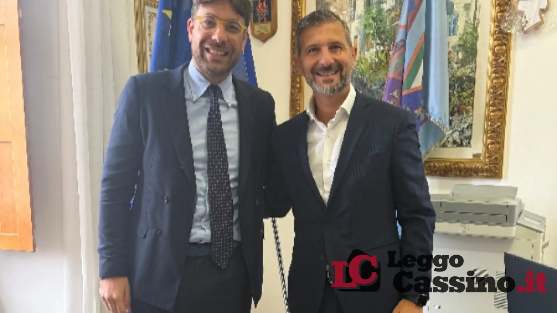Roccasecca: Luca Di stefano in visita per il percorso "Ciao sindaco"