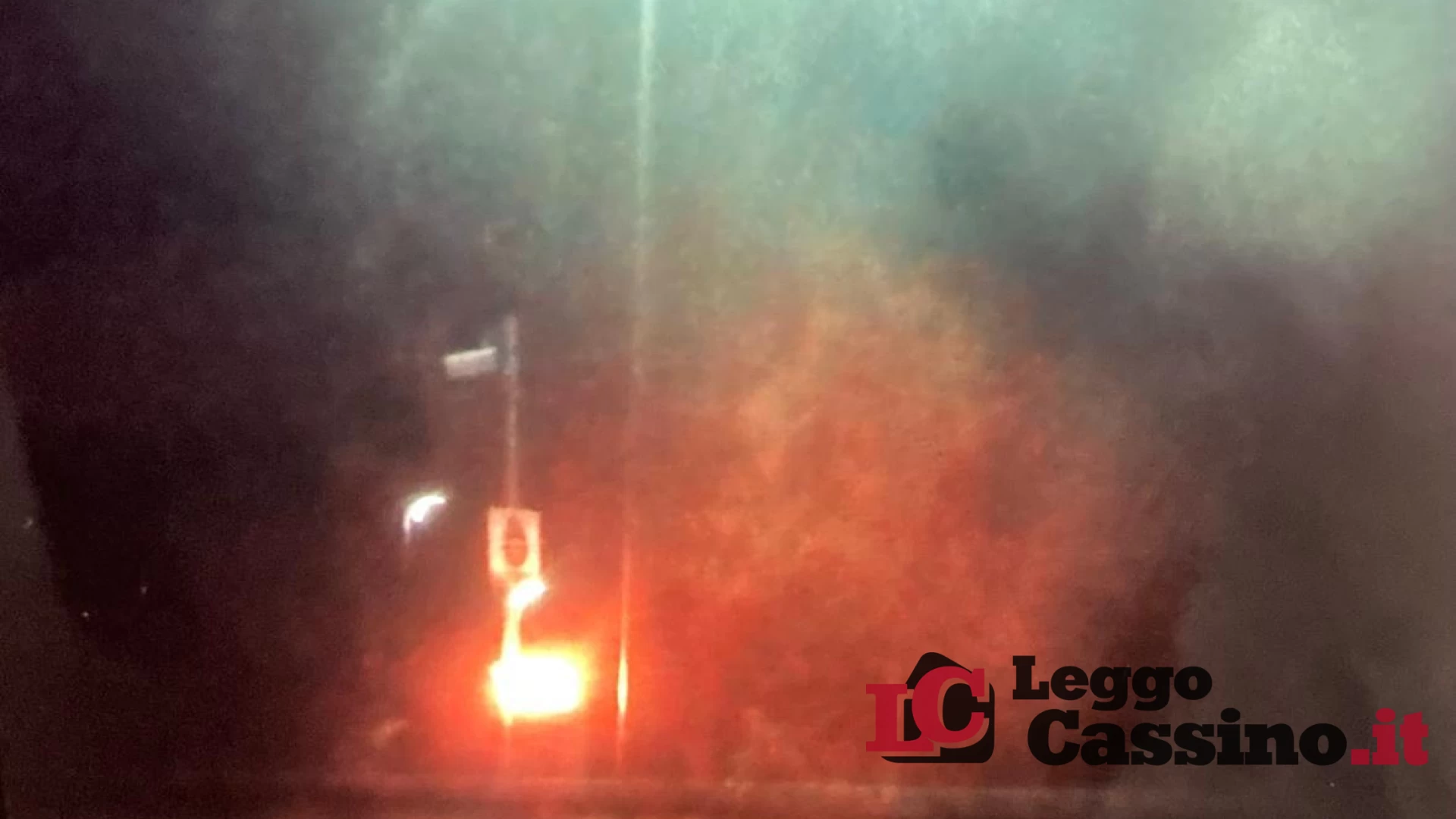 Autovelox in fiamme sulla Cassino-mare, indagini per individuare i 'piromani'