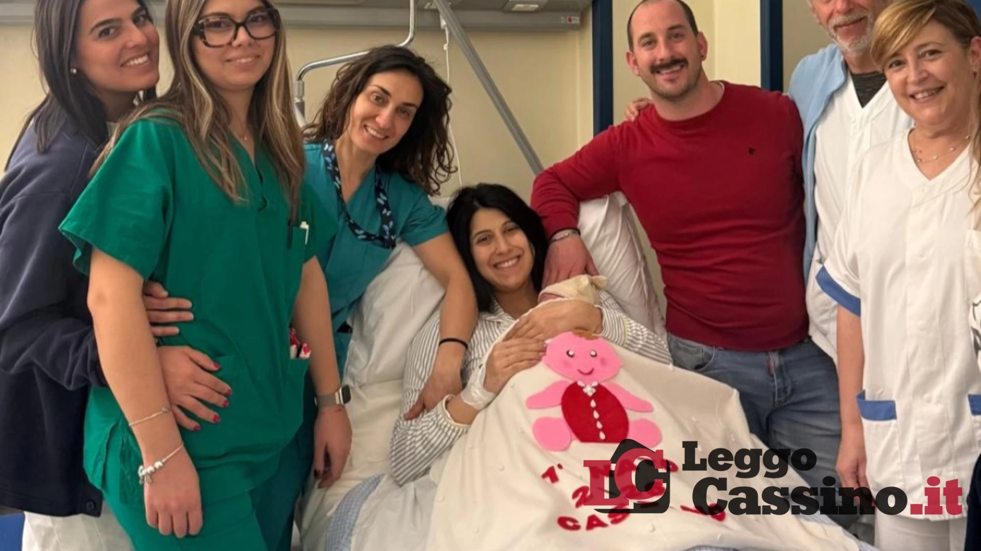 Cassino, il primo nato del 2026 è Claudio Dragone: festa al "Santa Scolastica" per il piccolo di Aquino