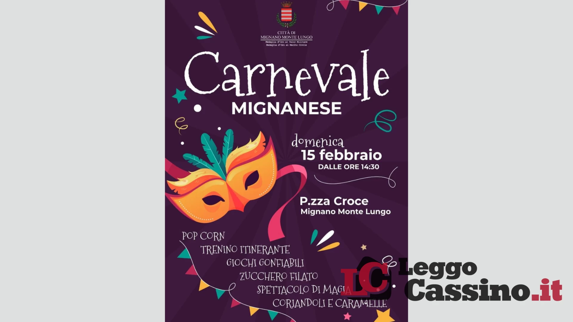 Mignano festeggia il carnevale, dove ognuno può essere chi vuole