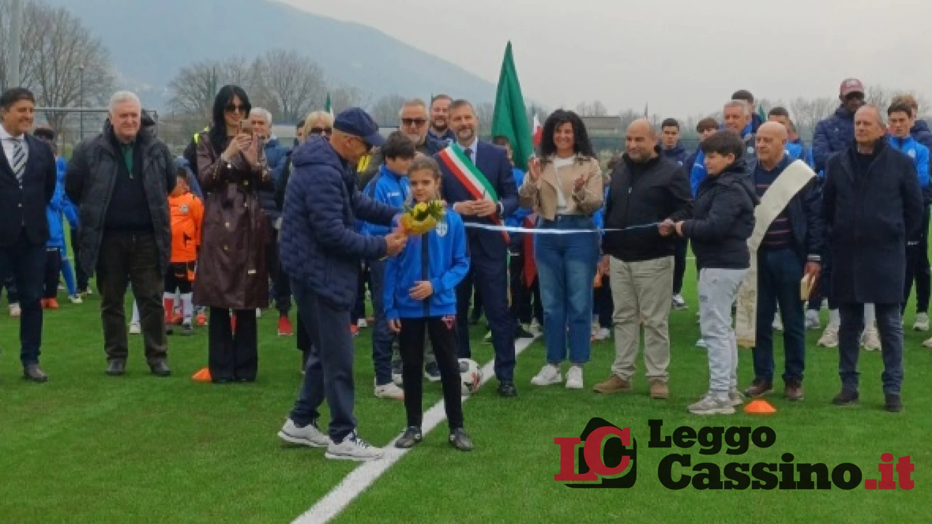 Roccasecca, ecco un nuovo campo di calcio: inaugurato il "Lino Battista"