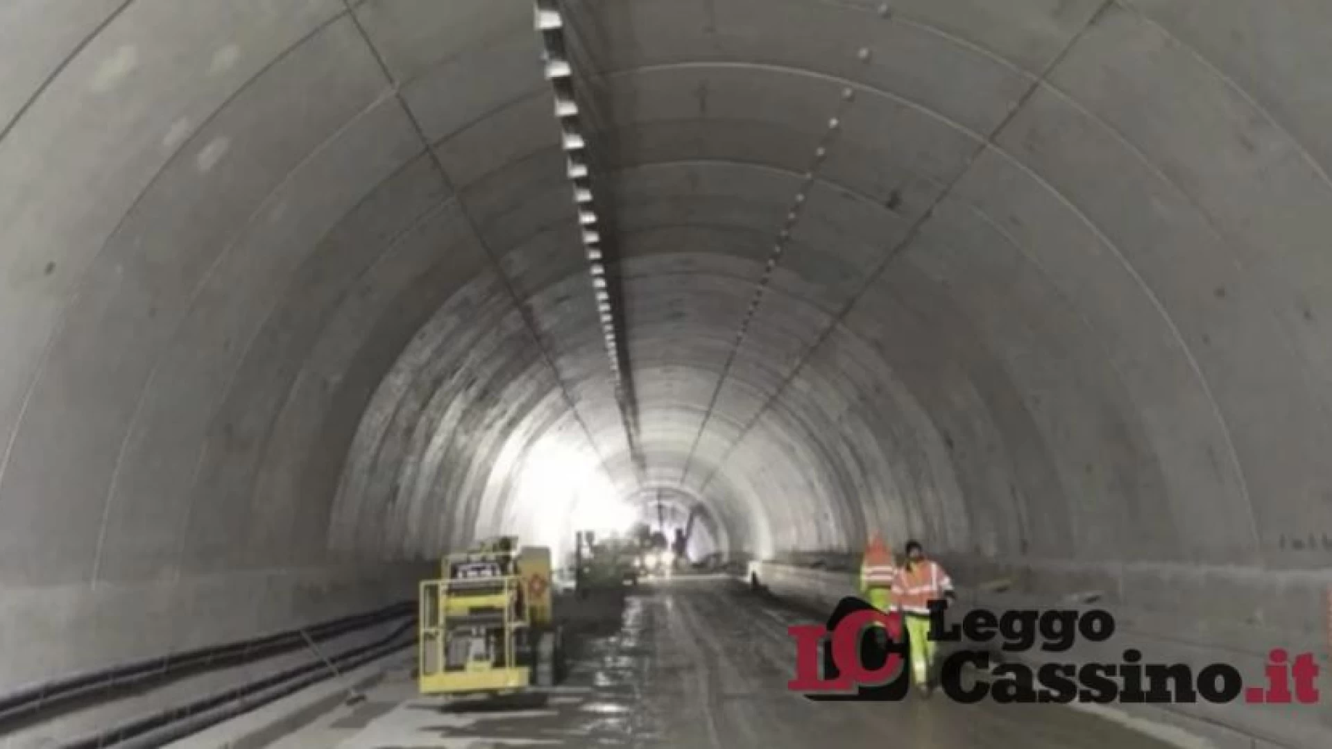 Sora-Cassino: dopo un anno riapre la galleria "Capo di China", fine dei disagi