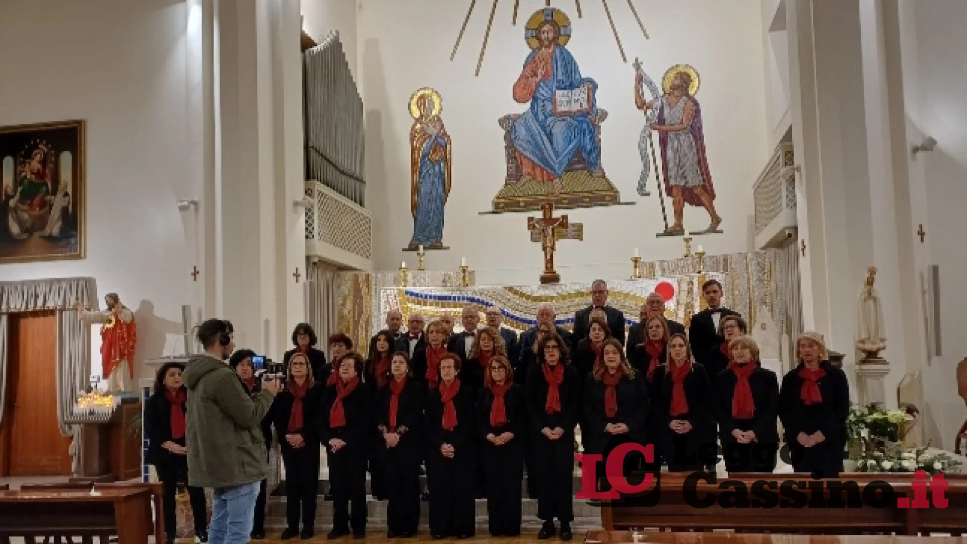 Il Coro S.Giovanni Battista di Cassino nella trasmissione "Di buon mattino"
