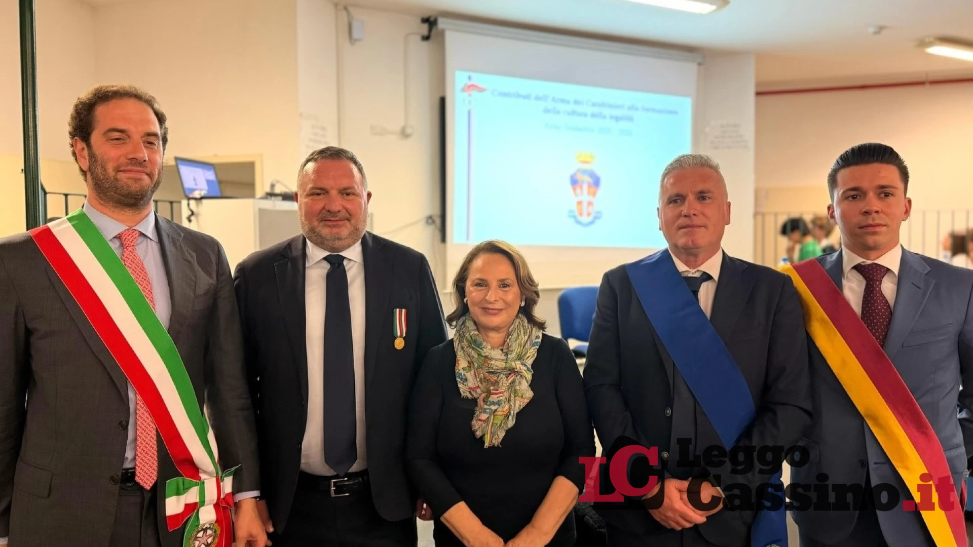 Legalità e memoria: consegnata una targa dell’Amministrazione Provinciale di Frosinone per la scuola