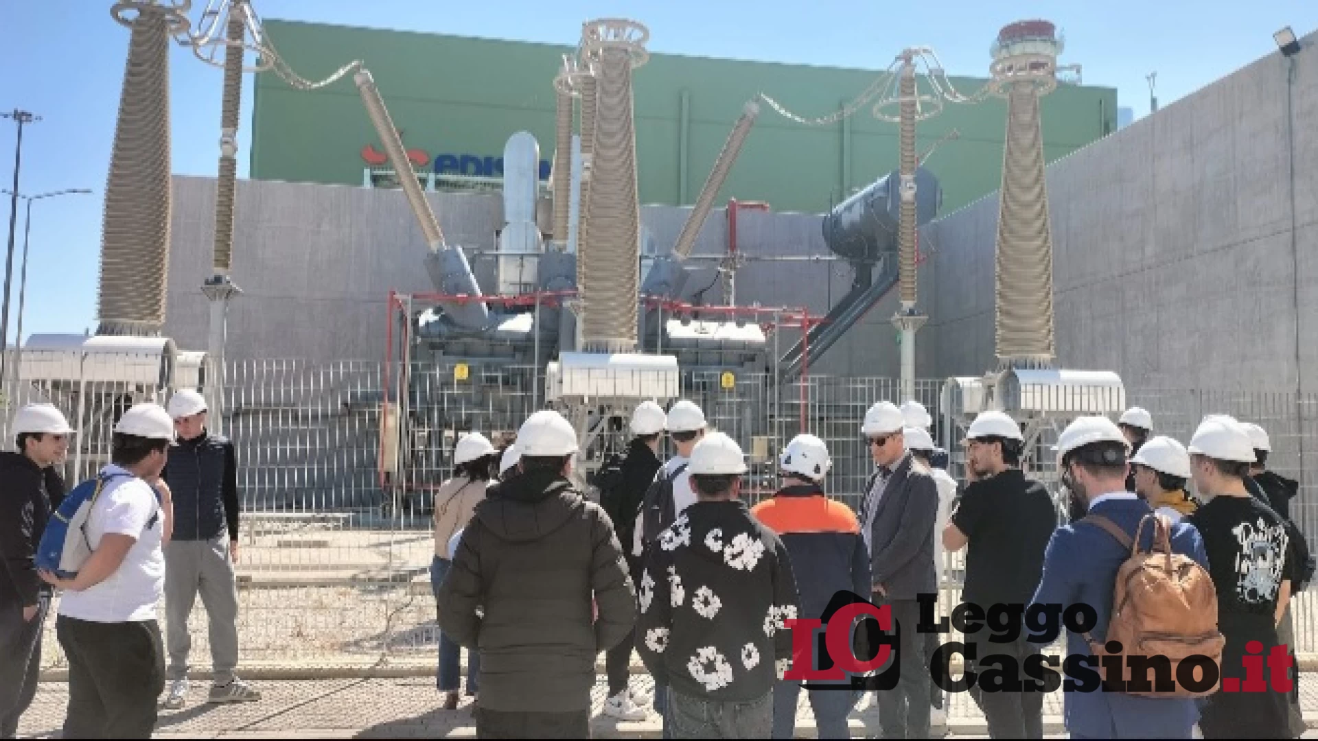 L'IIS San Benedetto di Cassino alla centrale  termoelettrica Edison di Presenzano