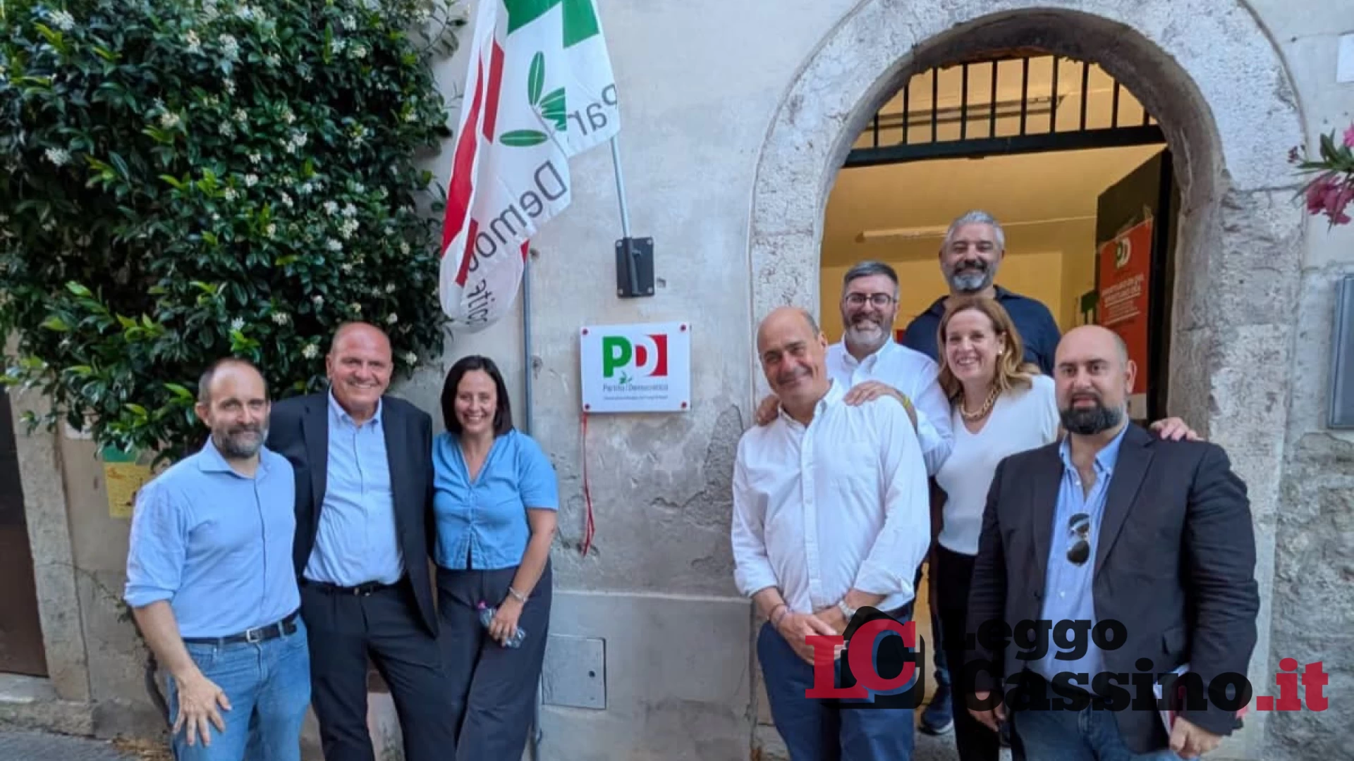 San Giorgio a Liri: il PD riapre la sede dopo gli attacchi vandalici e intitola la targa a Luigi Di Rosa