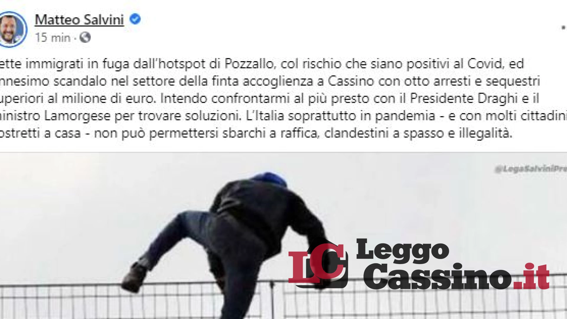 Accoglienza migranti, il caso di Cassino diventa nazionale