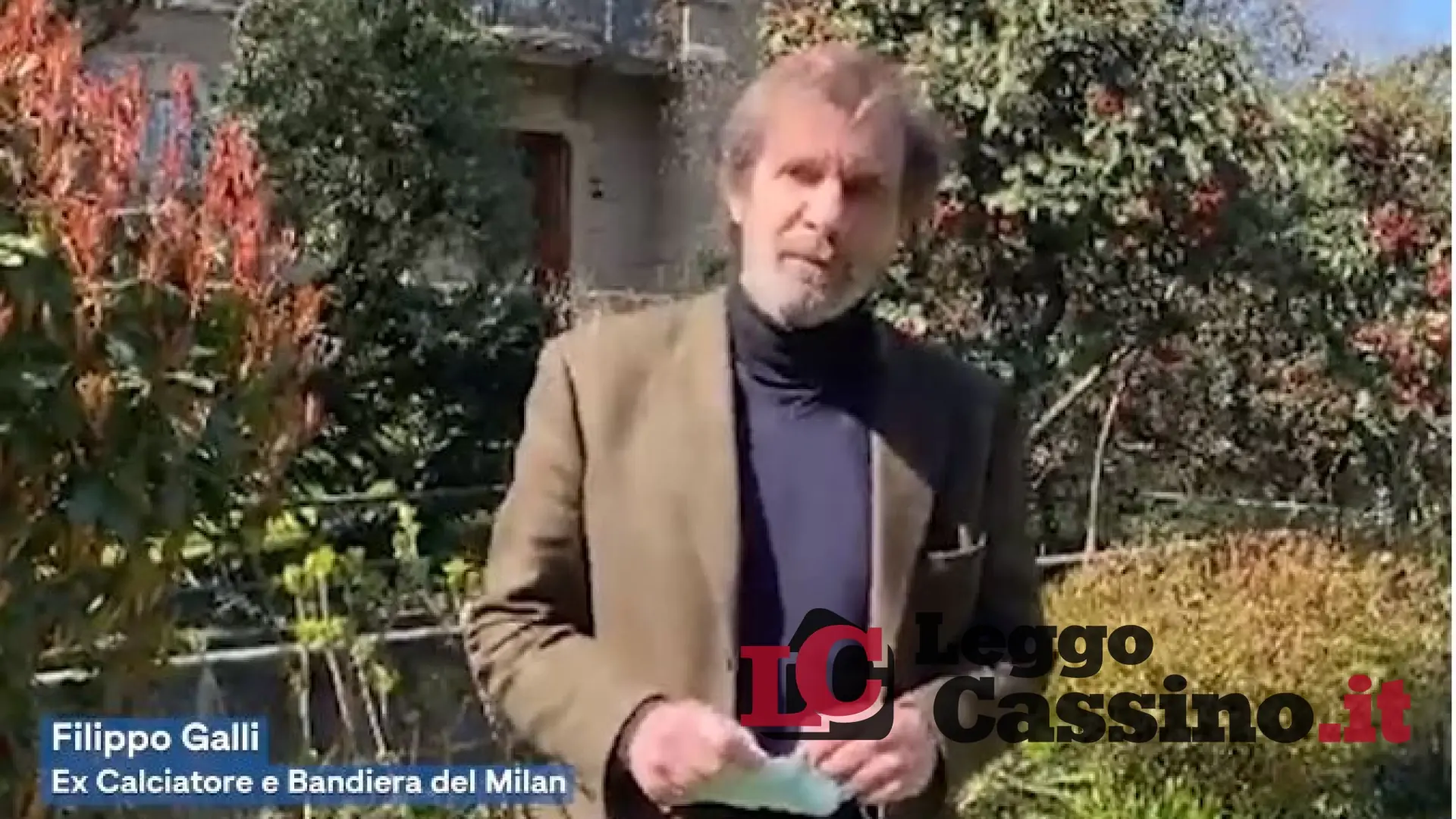 Anche Filippo Galli aderisce alla campagna "Vacciniamoci" di Cassino