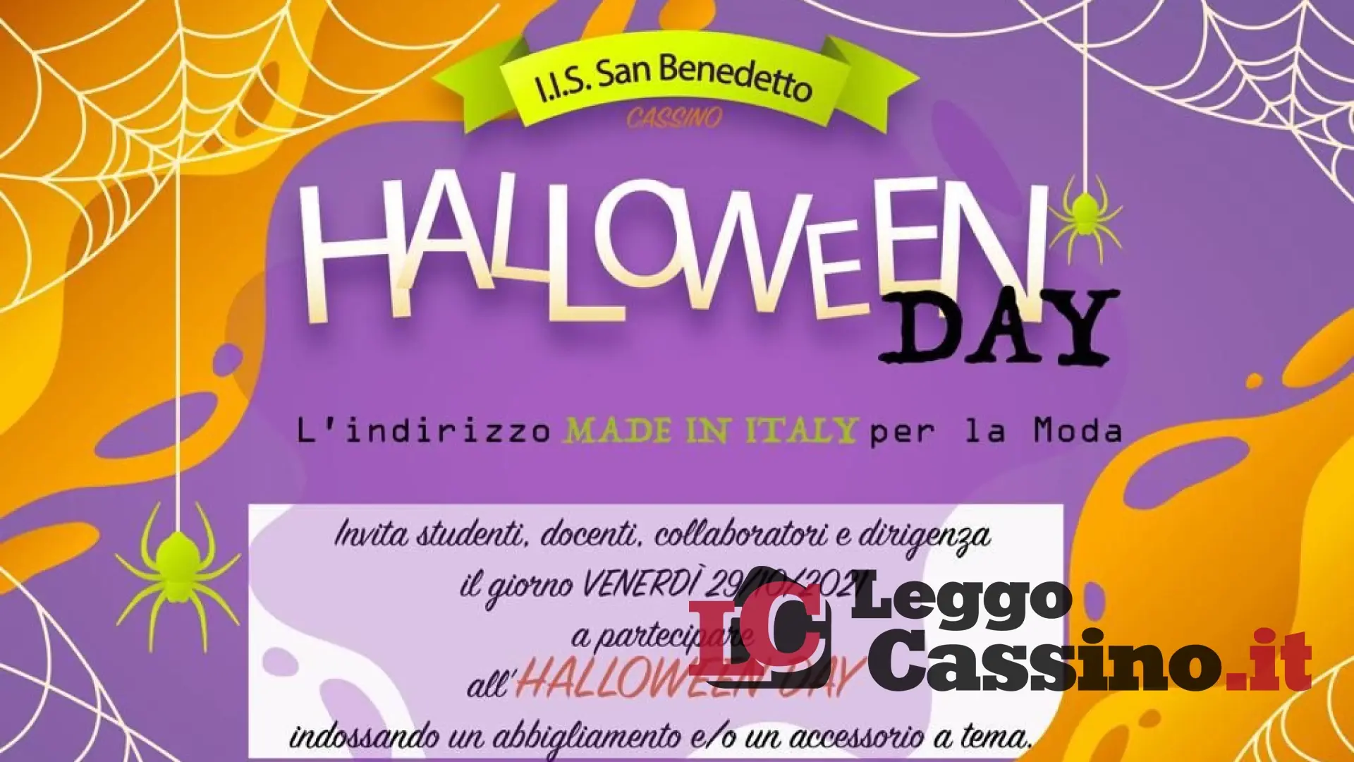 Halloween Day all'Istituto San Benedetto di Cassino