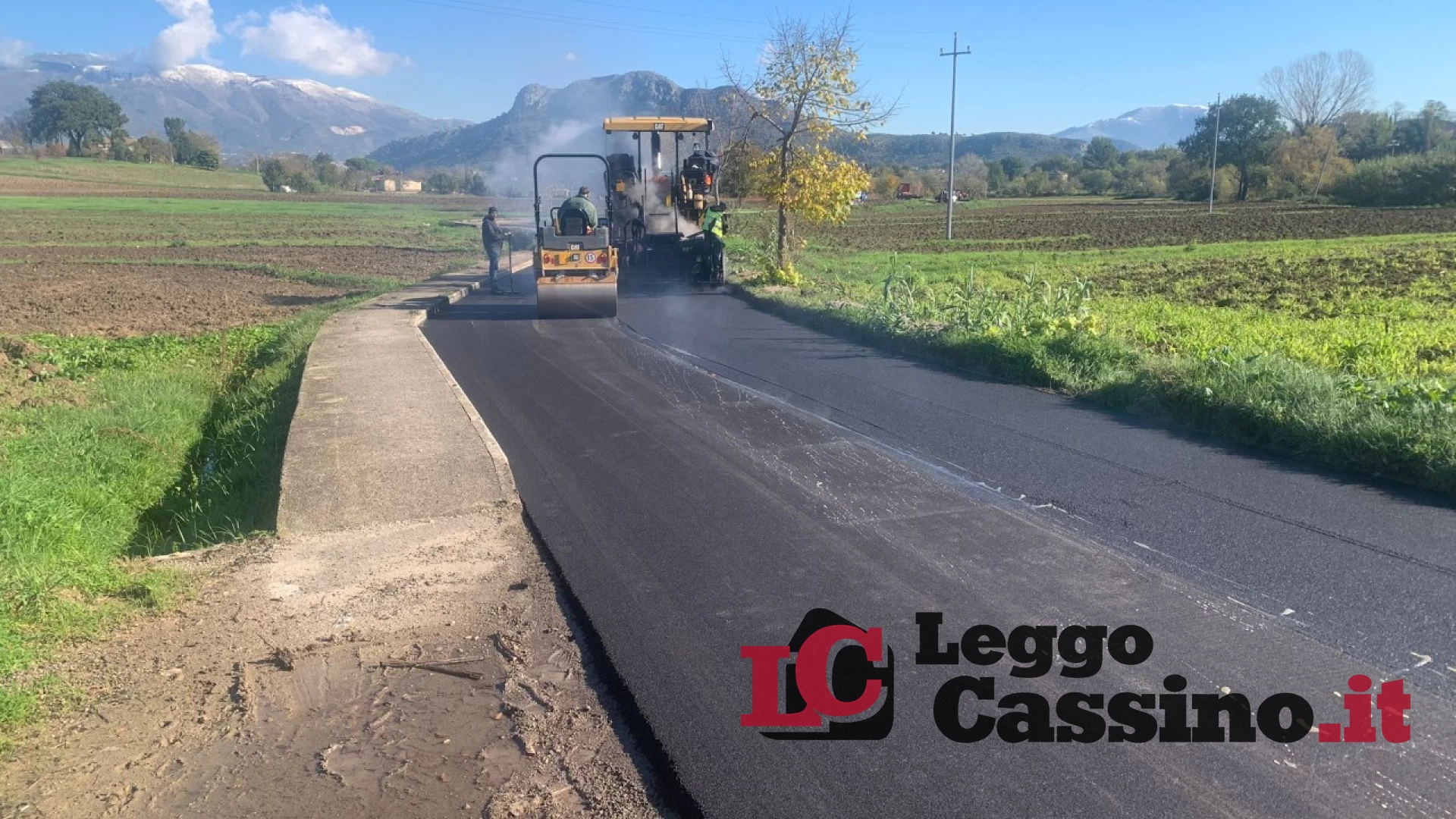 Cassino, arriva l'asfalto in via Folcara. E ripartono i buoni spesa