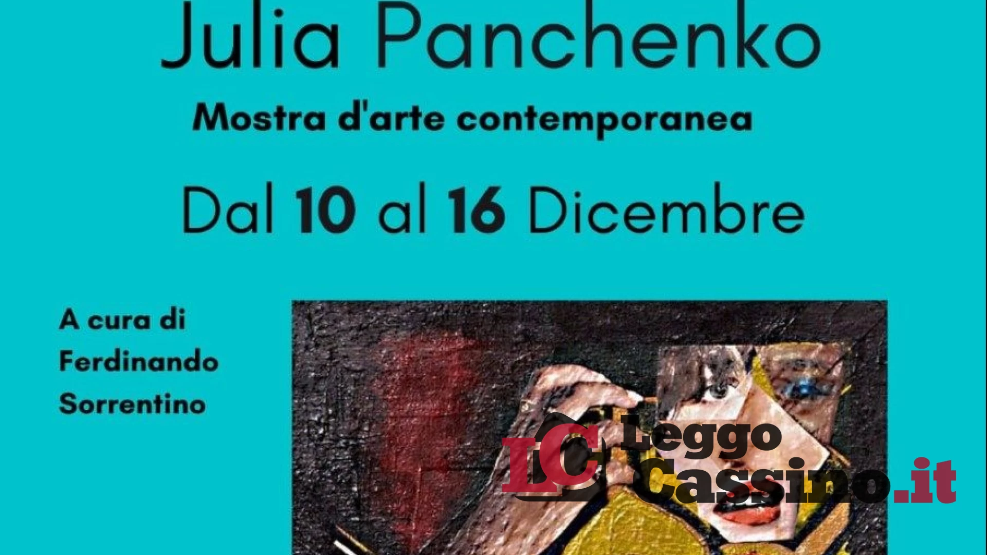 Julia Panchenko: in arte ci parla