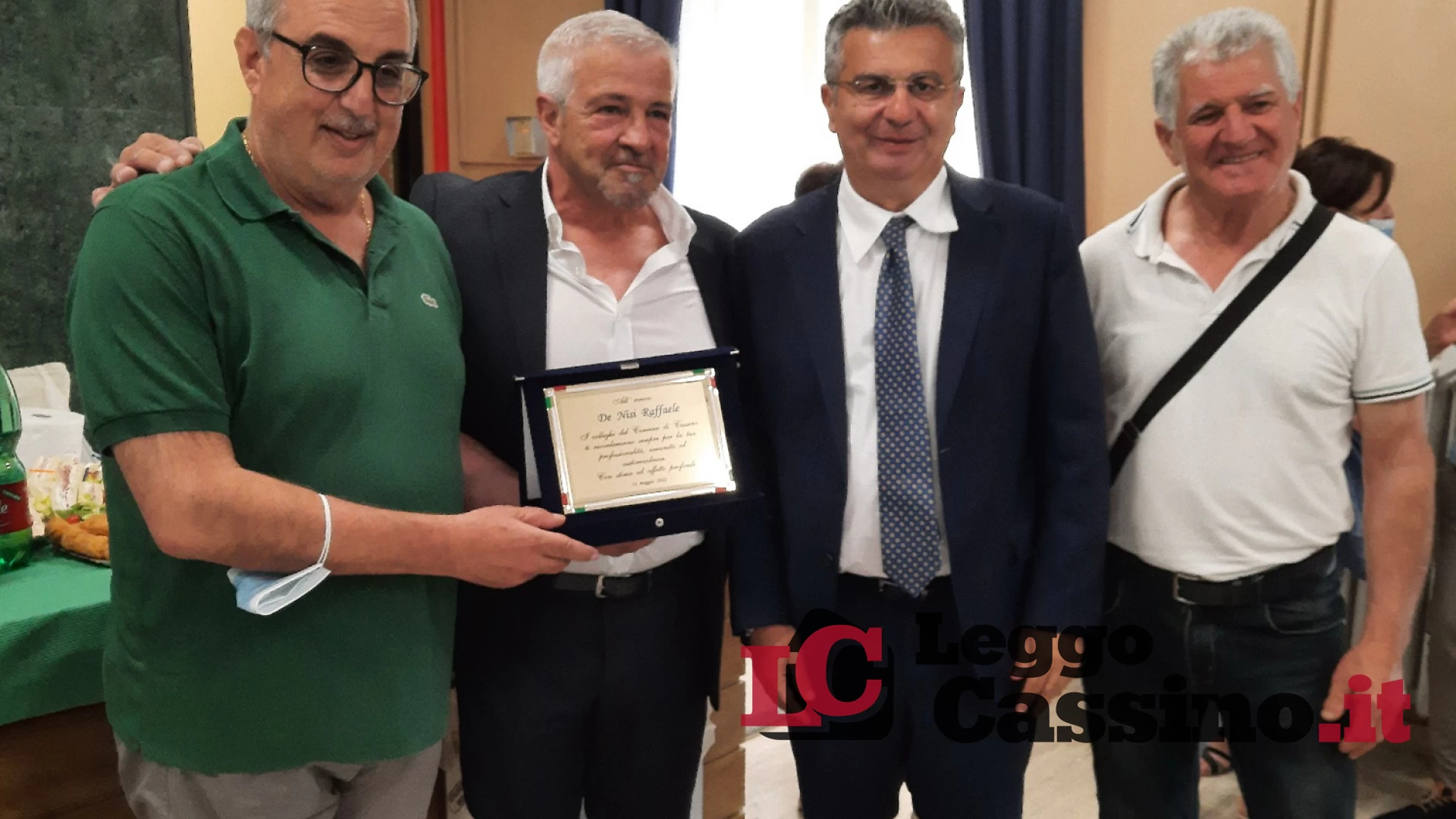 Cassino, Raffaele De Nisi ha festeggiato il suo pensionamento