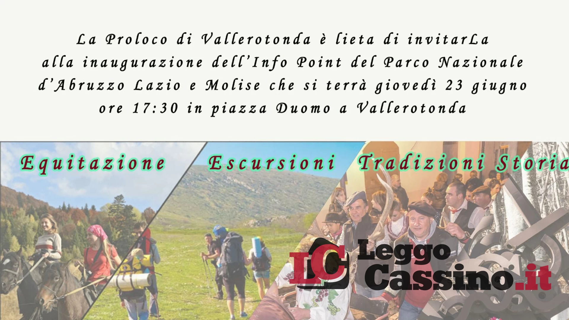 Ecco l'inaugurazione dell'Info Point a Vallerotonda
