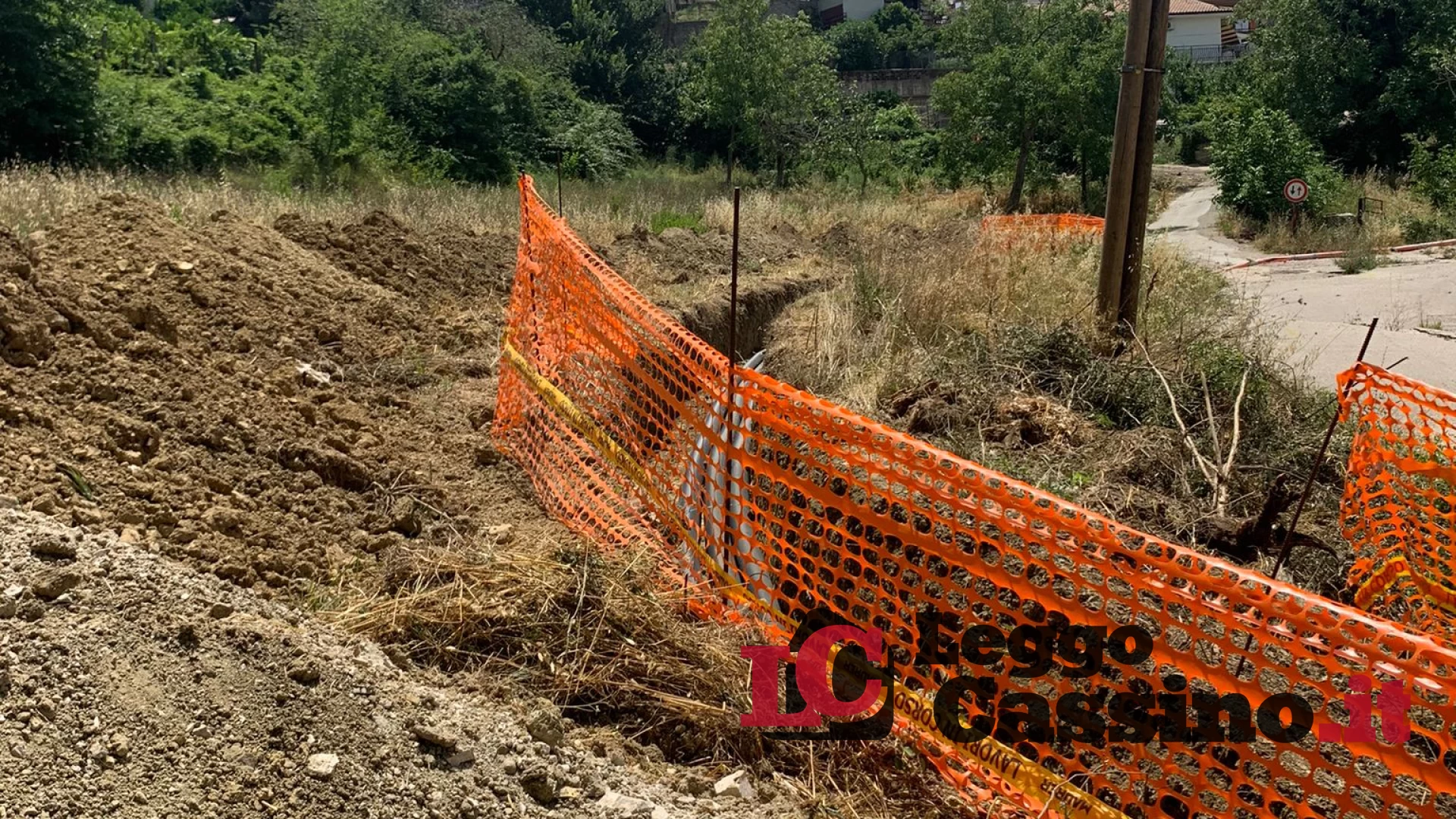 Cassino, al via i lavori a San Michele per la messa in sicurezza della frana