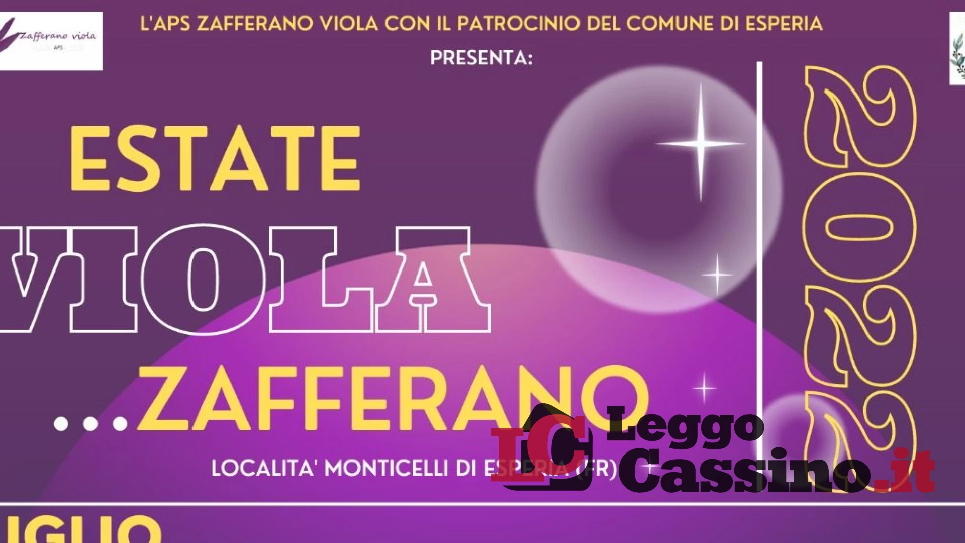 A Monticelli di Esperia ecco “l’estate viola… zafferano”
