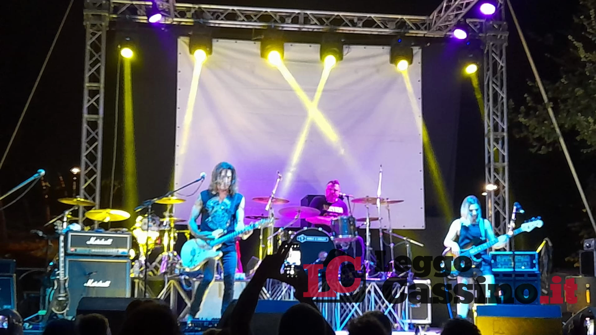 Metti una sera su un palco il chitarrista di Vasco e il batterista del Liga