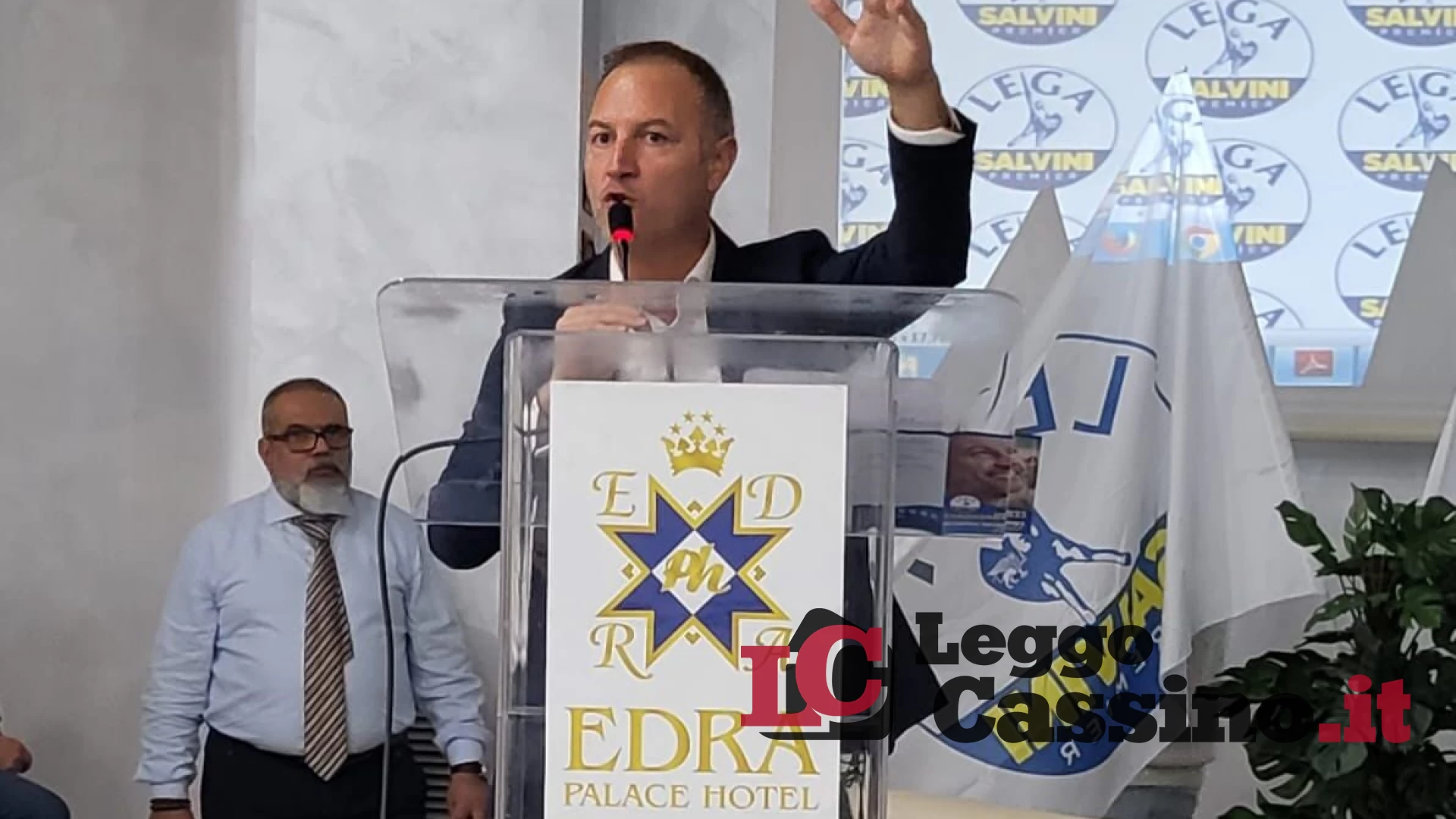 Un bagno di folla per Ciacciarelli: "E adesso andiamo a vincere!"