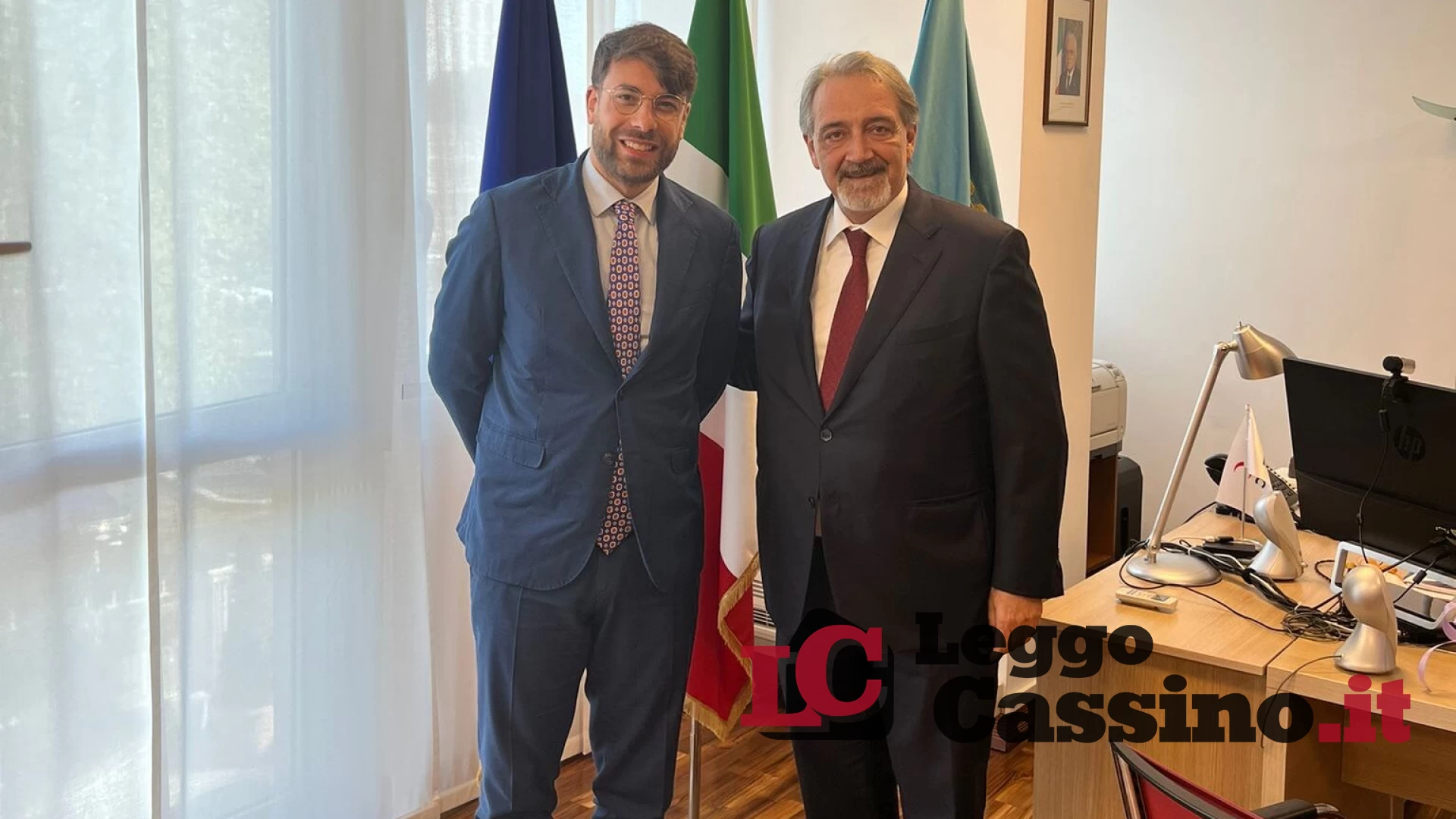 Luca Di Stefano ha incontrato il Presidente della Regione Lazio Francesco Rocca
