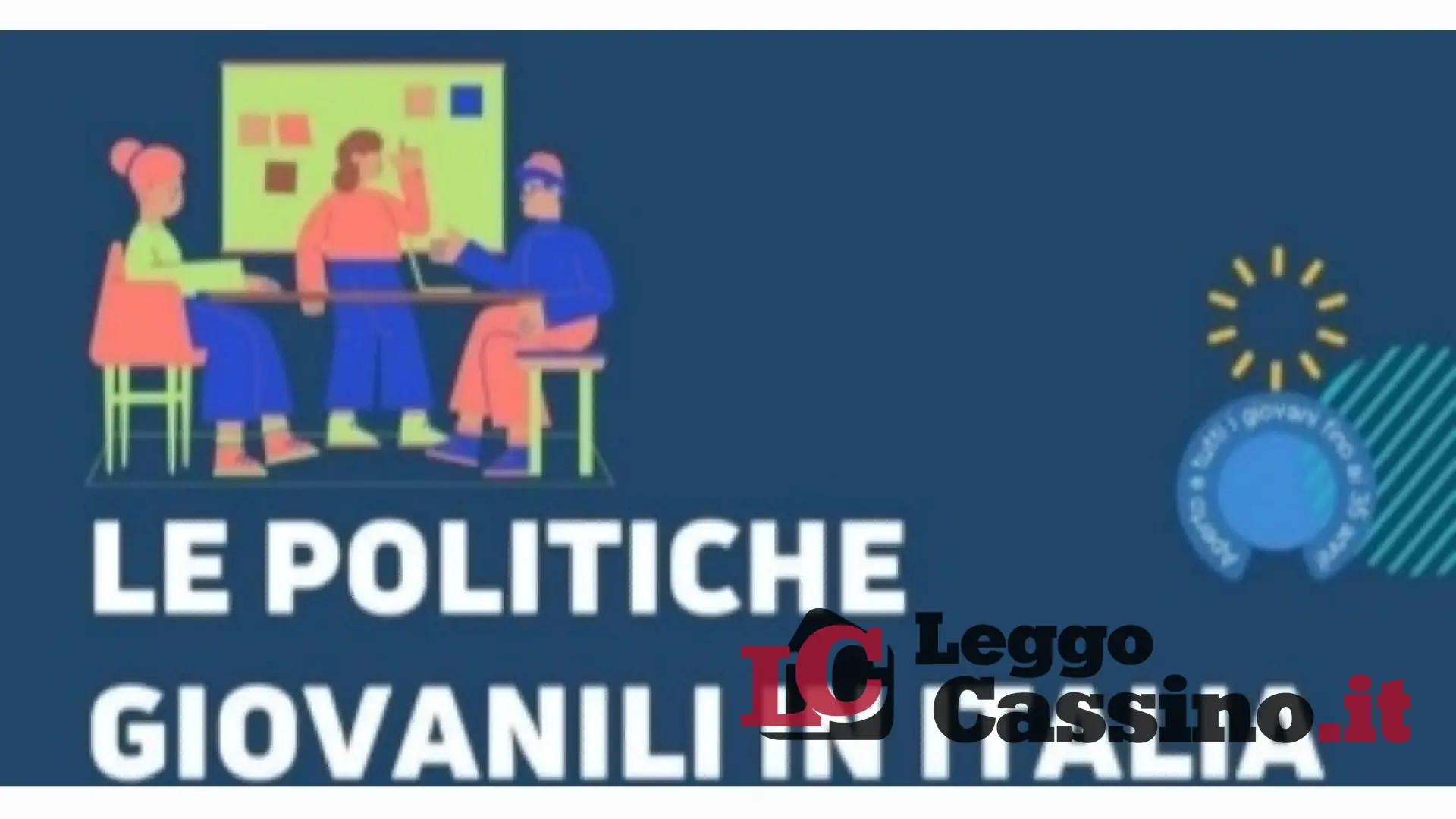 Le politiche giovanili in Italia: al via una serie di workshop a Cassino