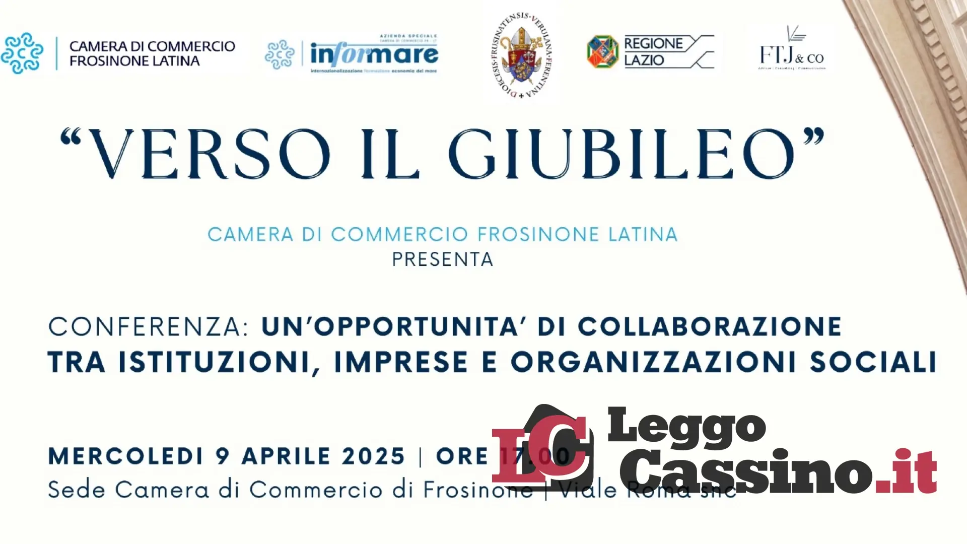 Frosinone si prepara al Giubileo 2025: sinergia tra istituzioni, imprese e società civile