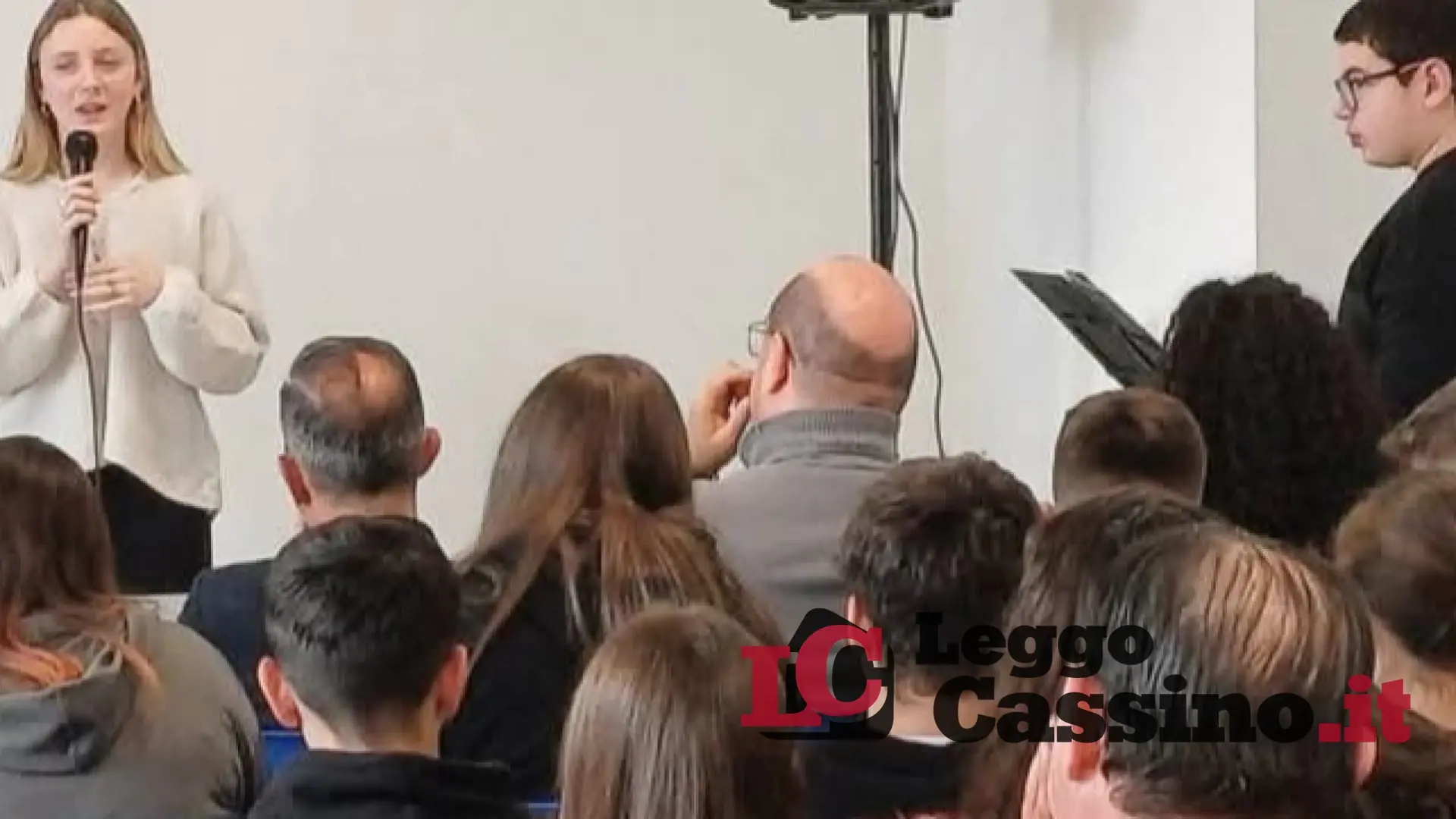 La scrittrice Alice Beatrice Pescarollo all"Istituto Omni Comprensivo di Roccasecca