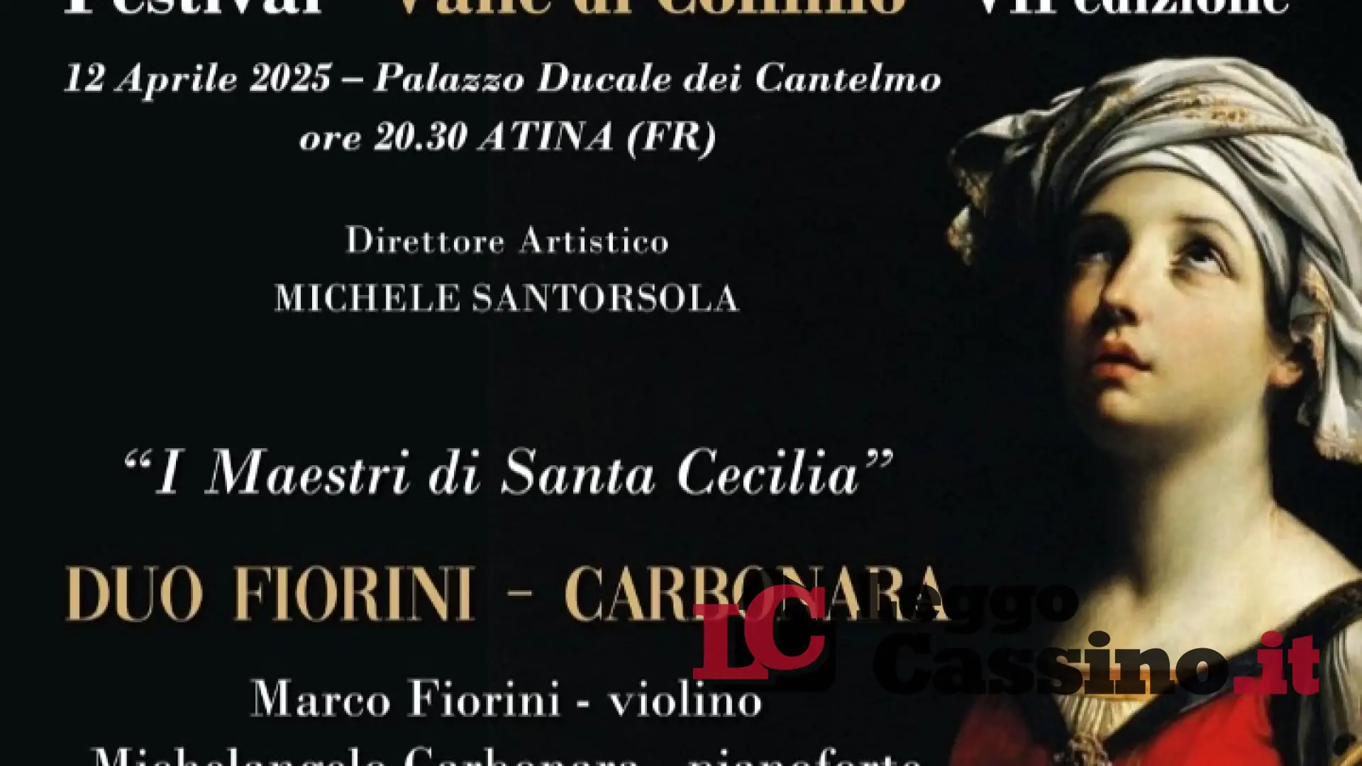 Concerto I Maestri di Santa Cecilia: questa sera un evento imperdibile ad Atina