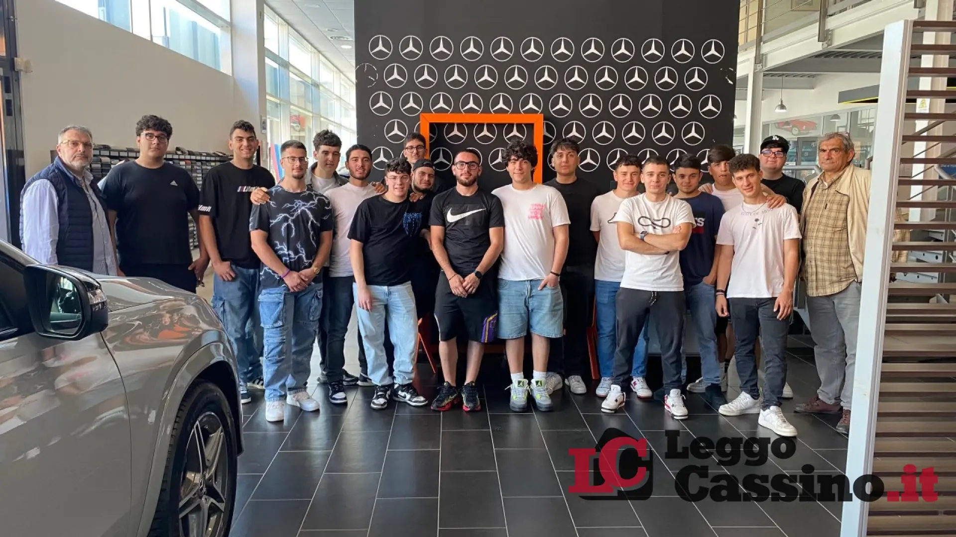 L'Itis di Cassino in visita presso l'Officina del Gruppo "L'Automobile" di Formia