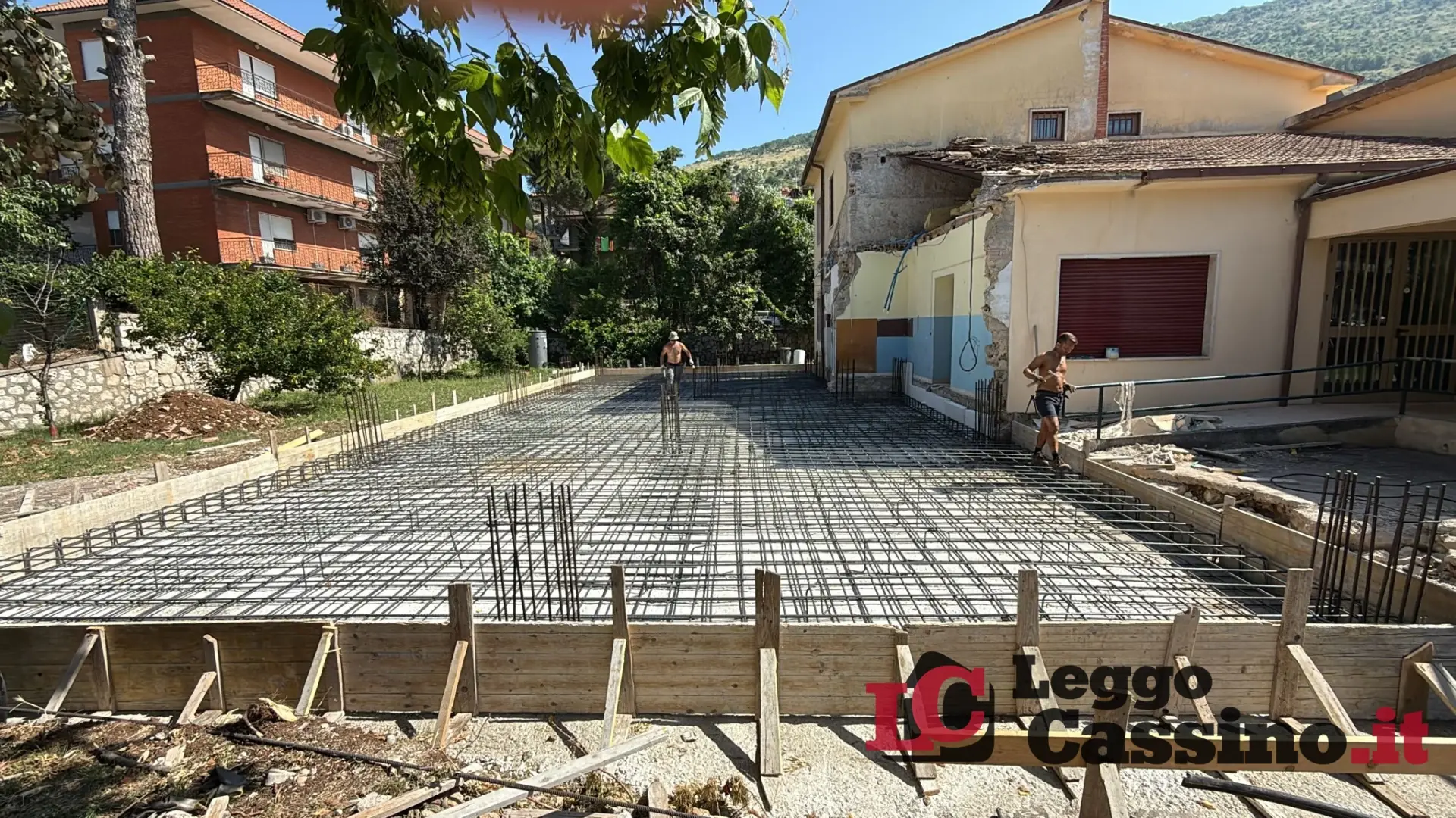 Coreno Ausonio, procedono spediti i lavori per la nuova mensa scolastica dell'asilo
